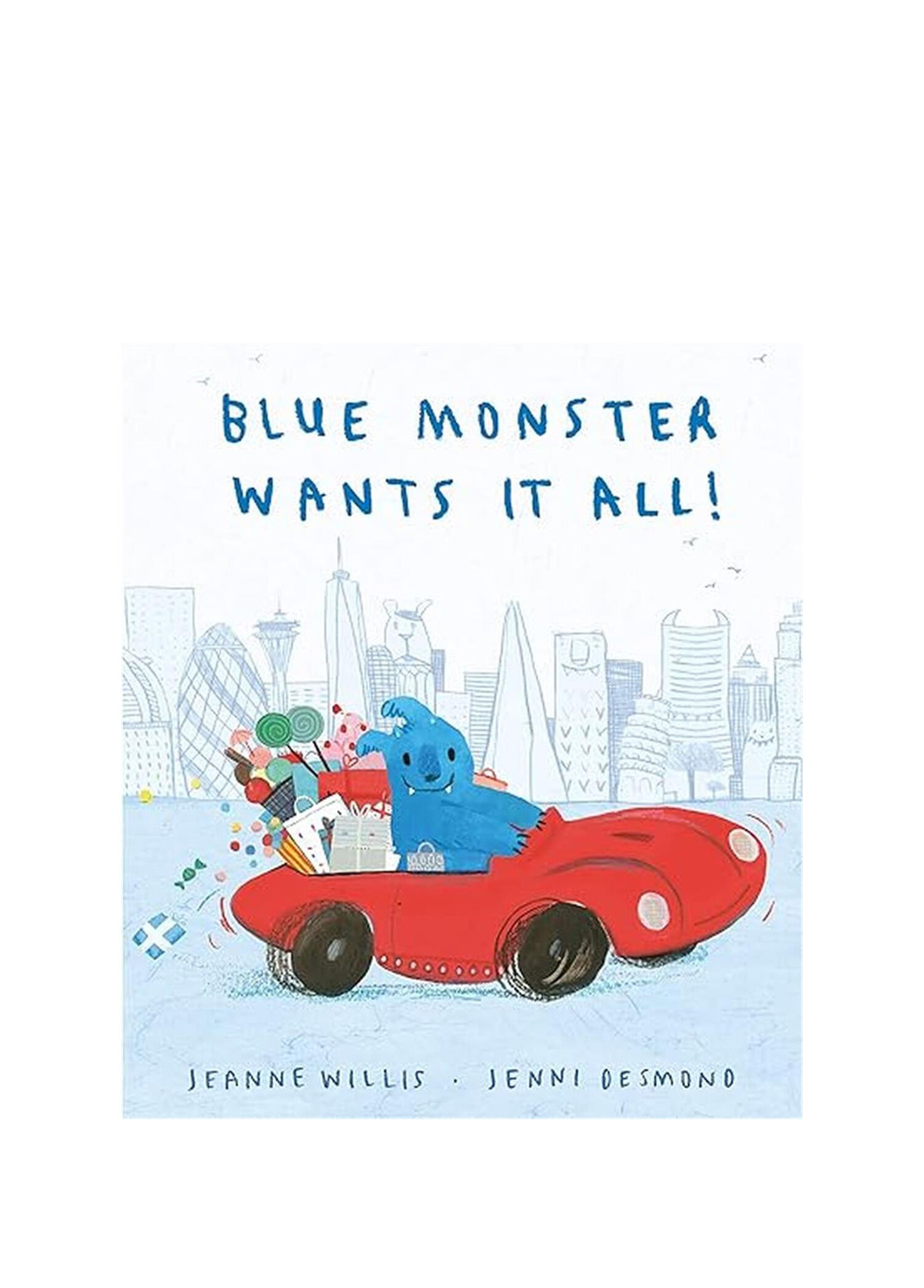 Blue Monster Wants It All! Çocuk Yabancı Dil Kitabı