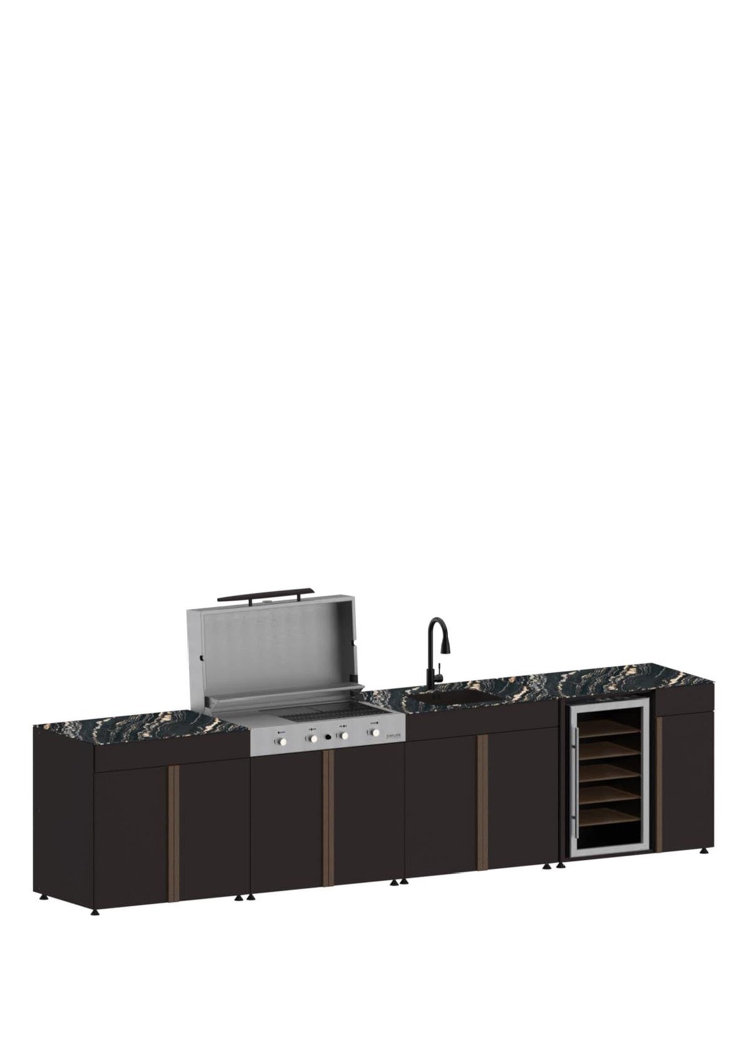 Pure 4002 4 Modül Bahçe Mutfak Seti