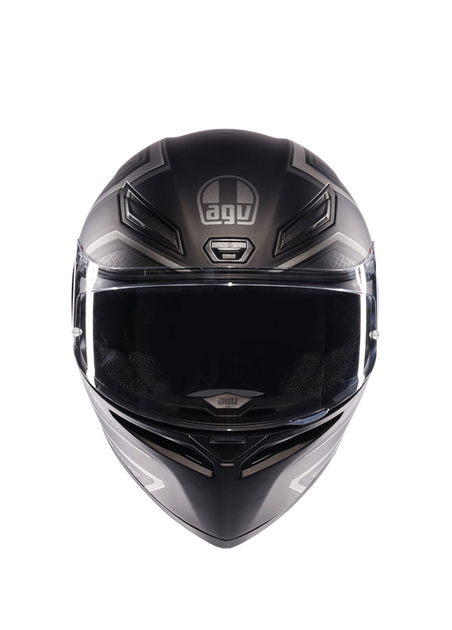 Agv - K1 S E2206 Sling Matt Black Grey Kapalı Motosiklet Kaskı