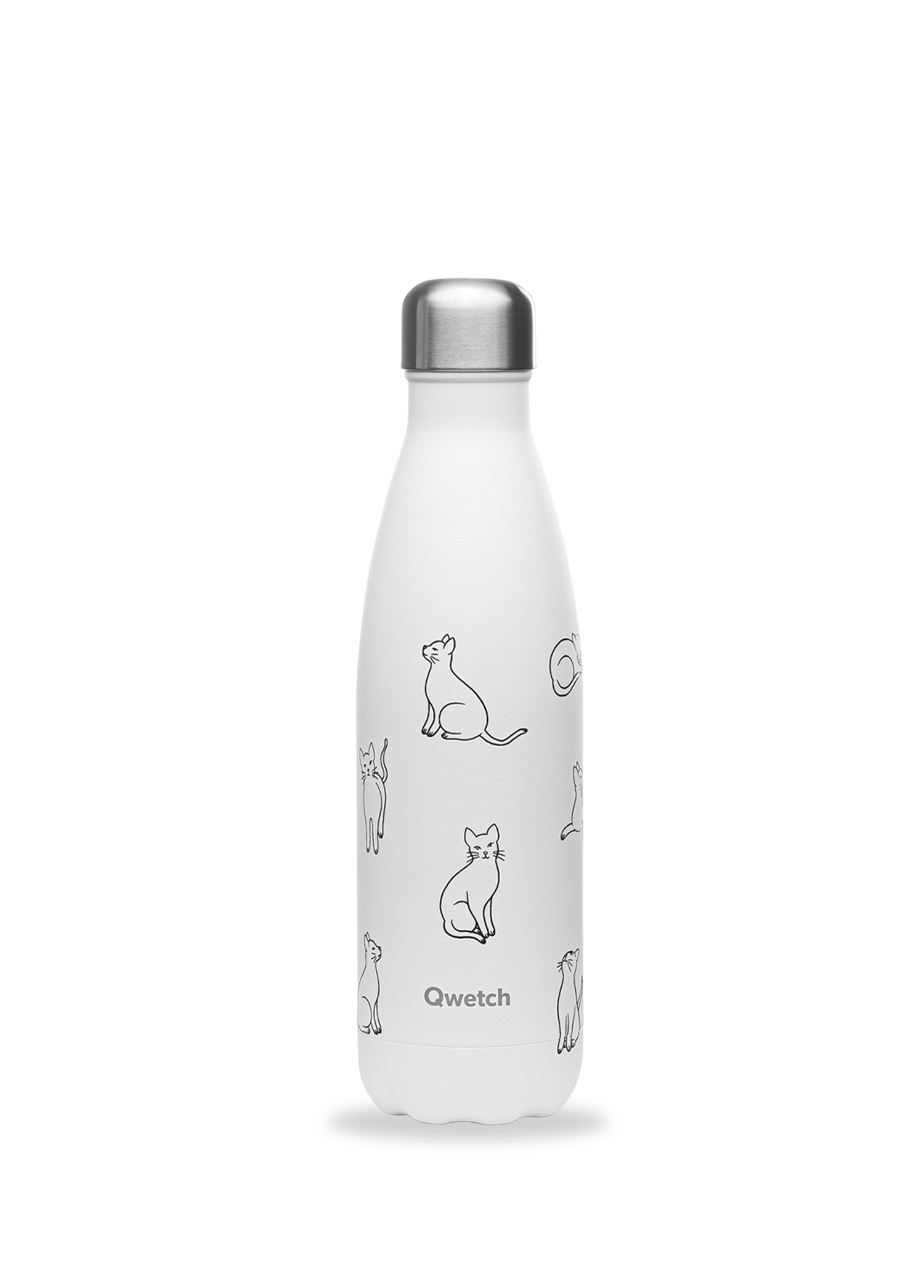 QD3373 Isı Yalıtımlı Kedi Desenli Termos 500 ml