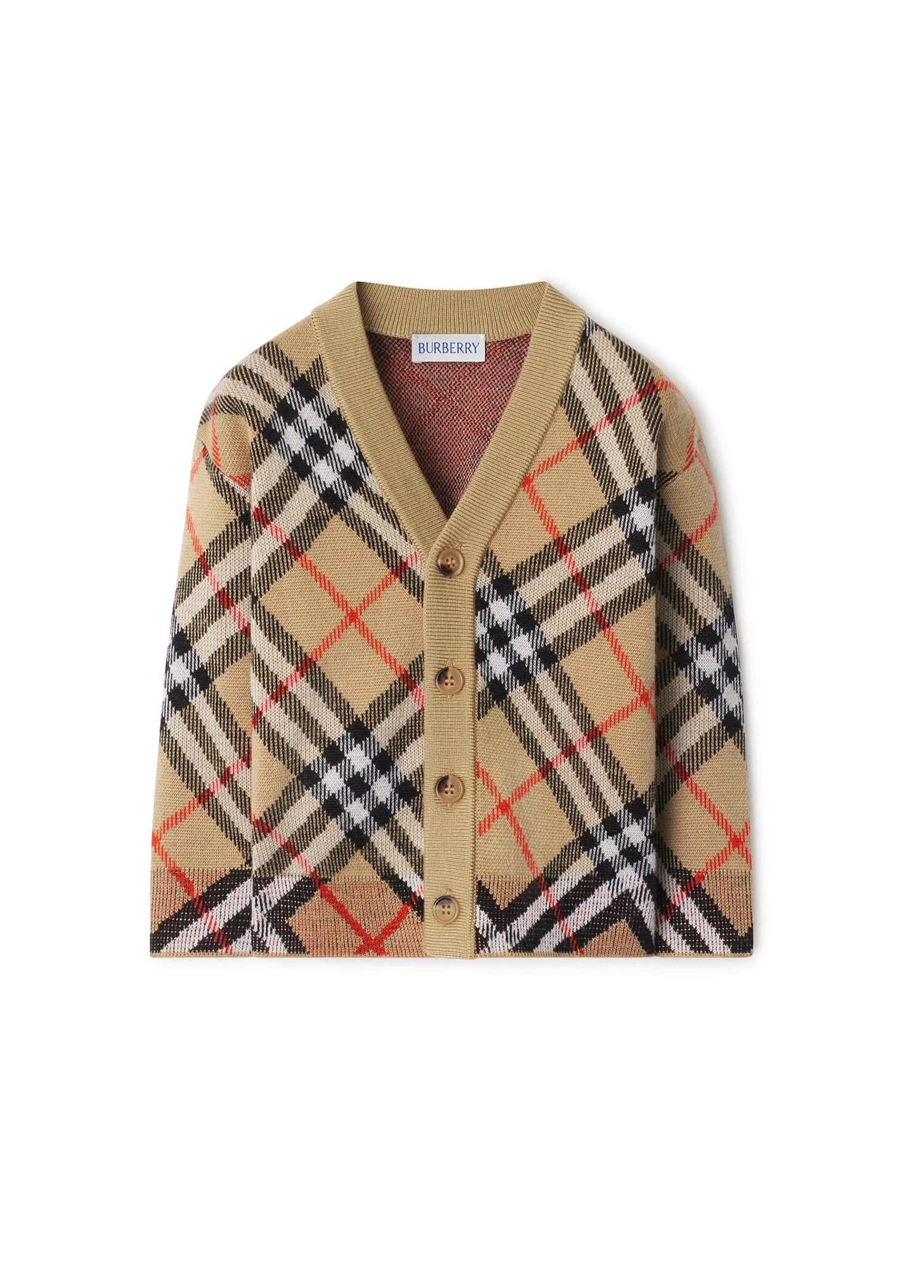 Graham Wool Cardigan Bej Unisex Çocuk Hırka