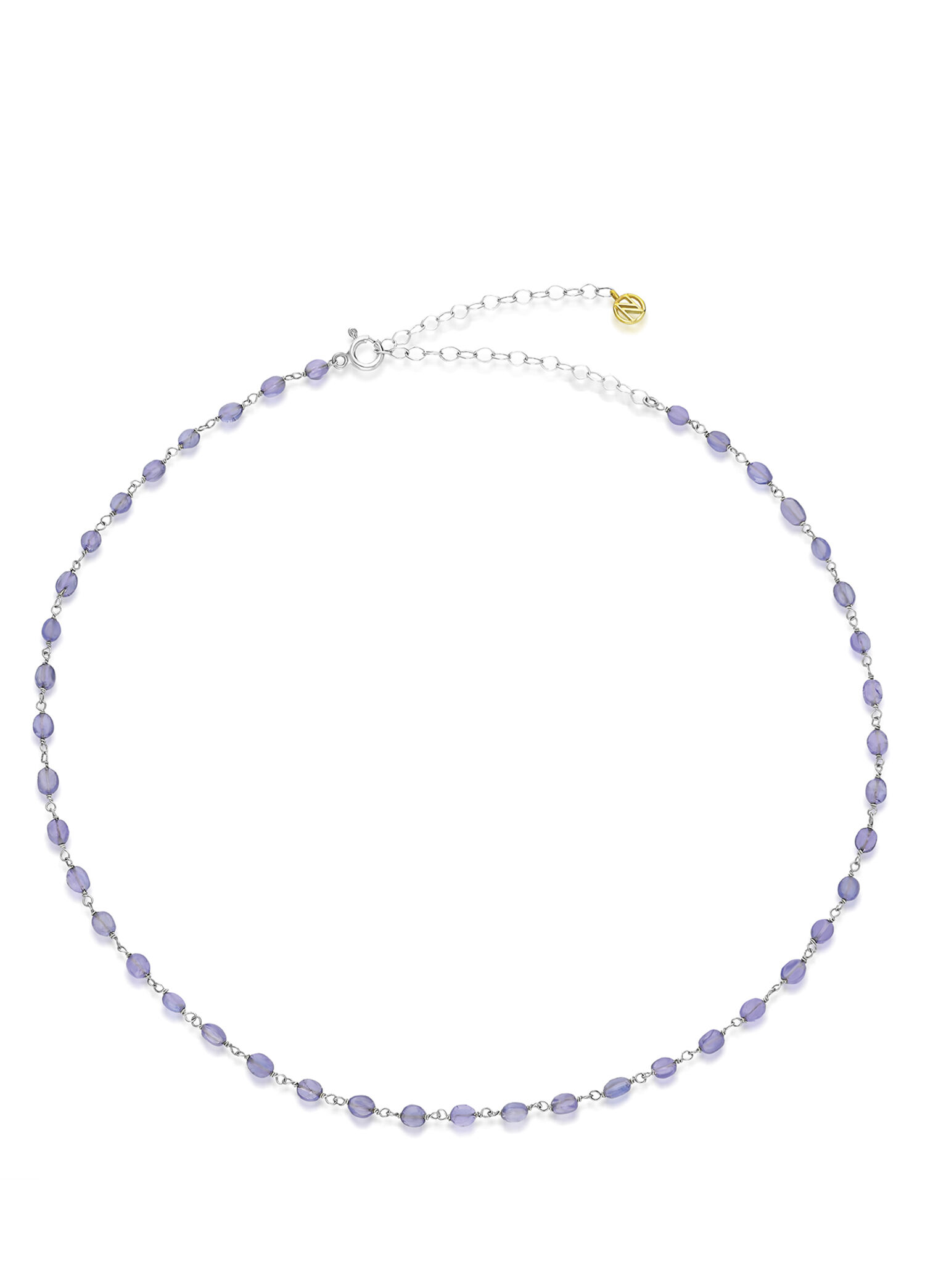 Tanzanite Doğal Taş Gümüş Kadın Kolye