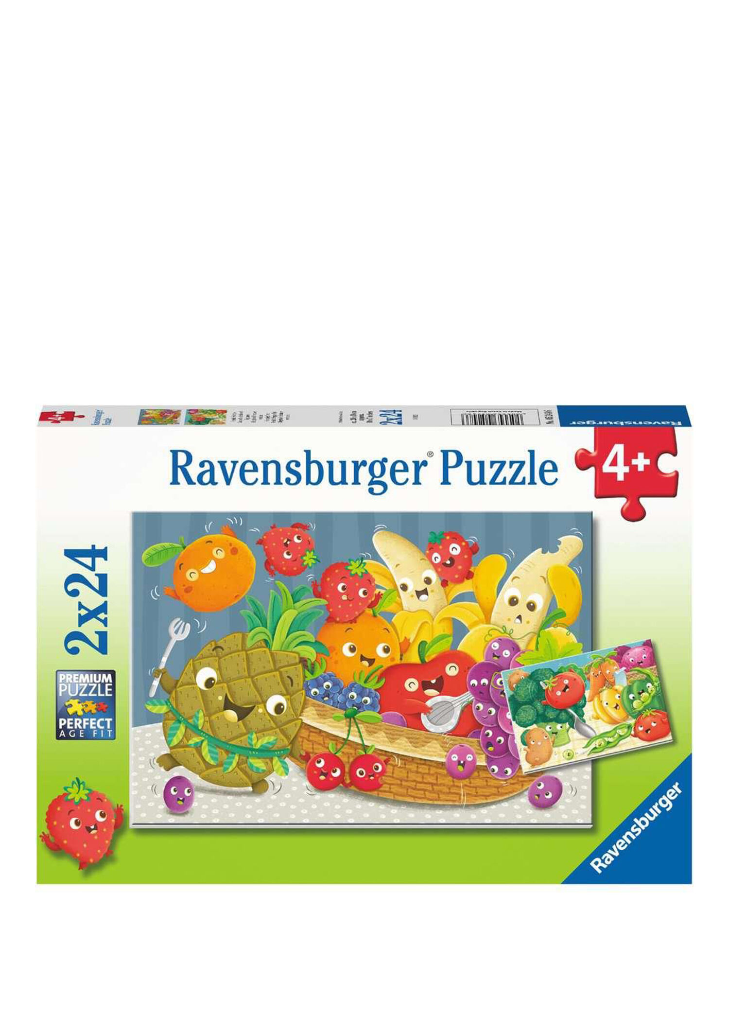 Meyveler 2 x 24 Parça Çocuk Puzzle