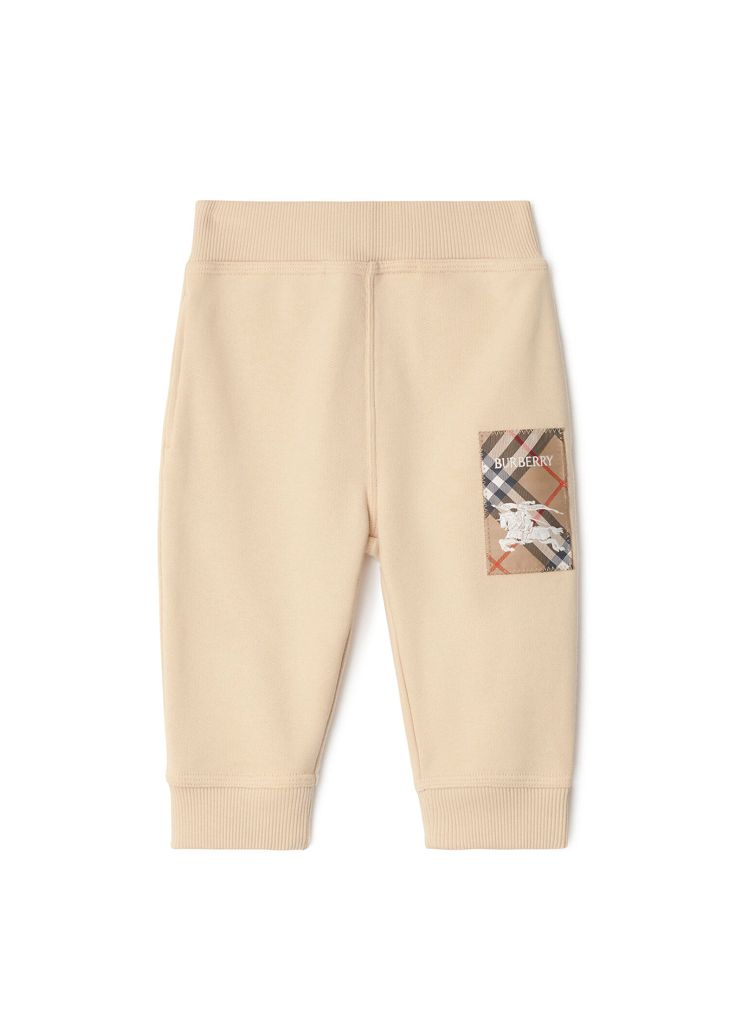 Burberry - Jackson Label Krem Rengi Pamuklu Unisex Çocuk Eşofman