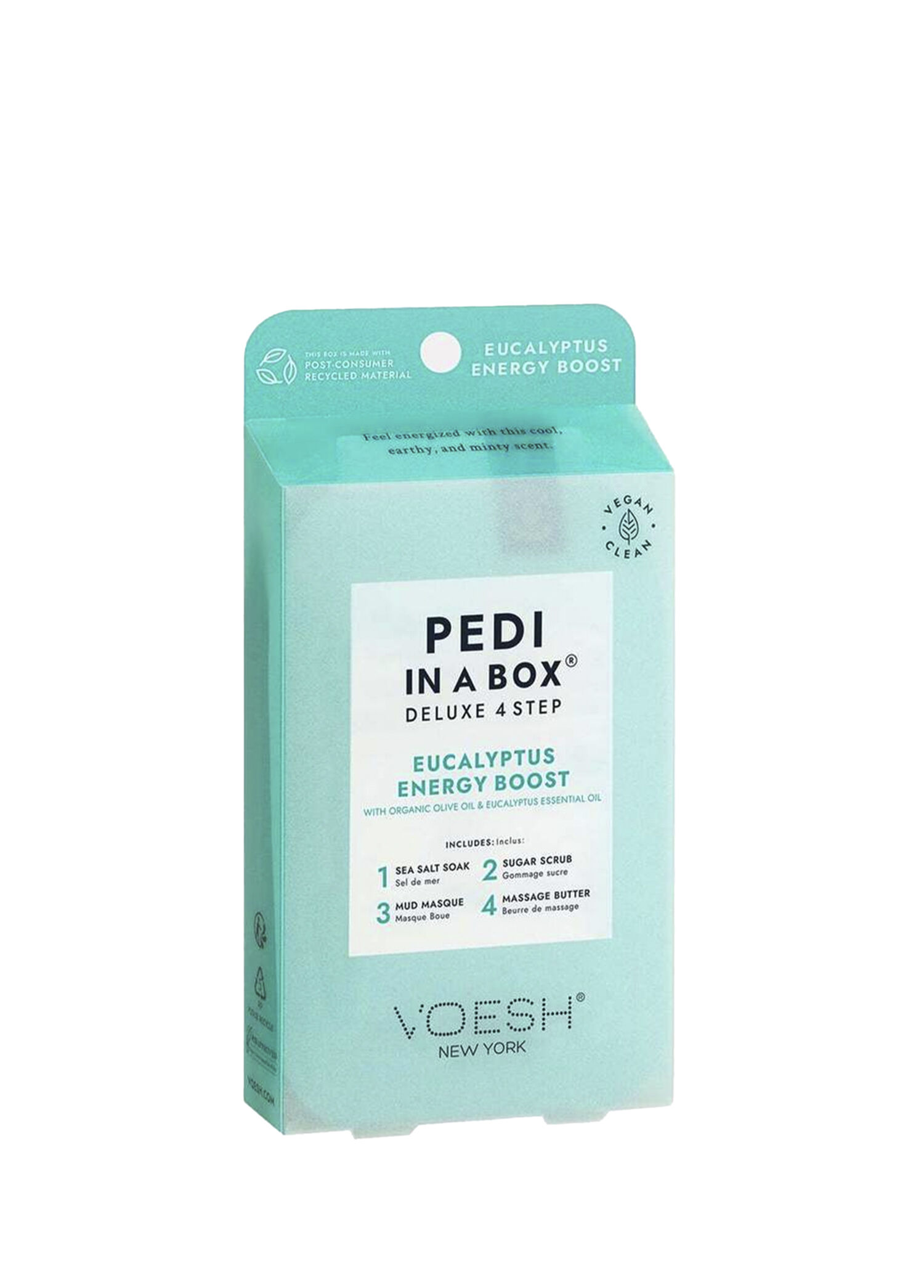 New York Pedi In A Box Deluxe Okaliptus 4 Adımlı Pedikür Seti