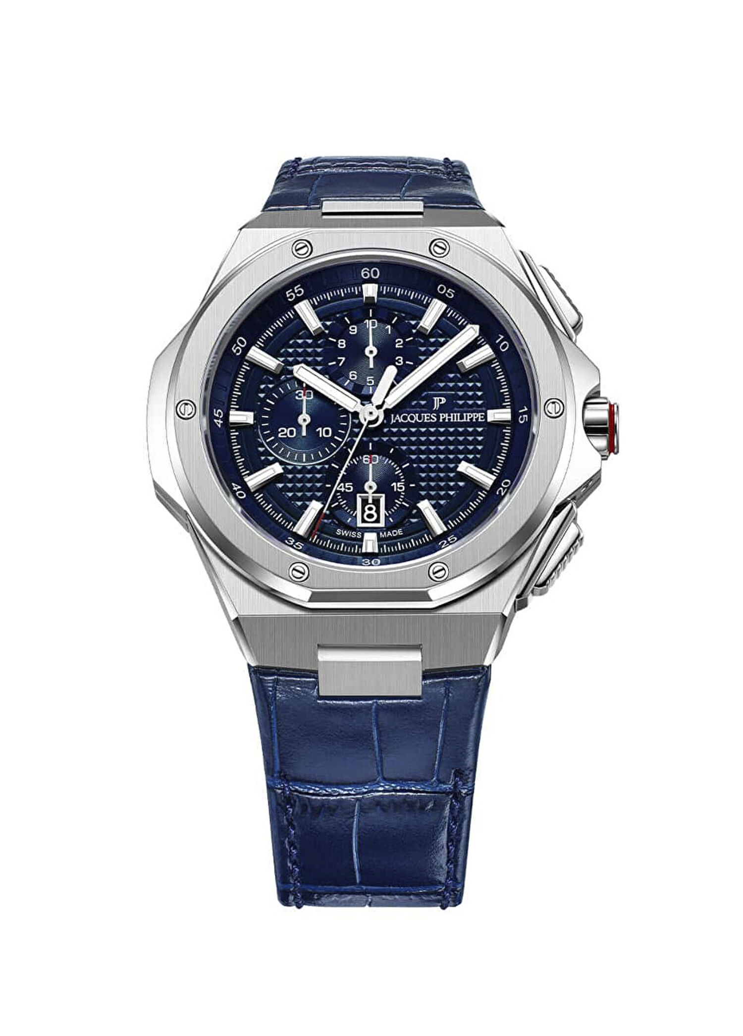 Jacques Philippe Lacivert|Metalik Gri Erkek JPQGC481336XS Metalik