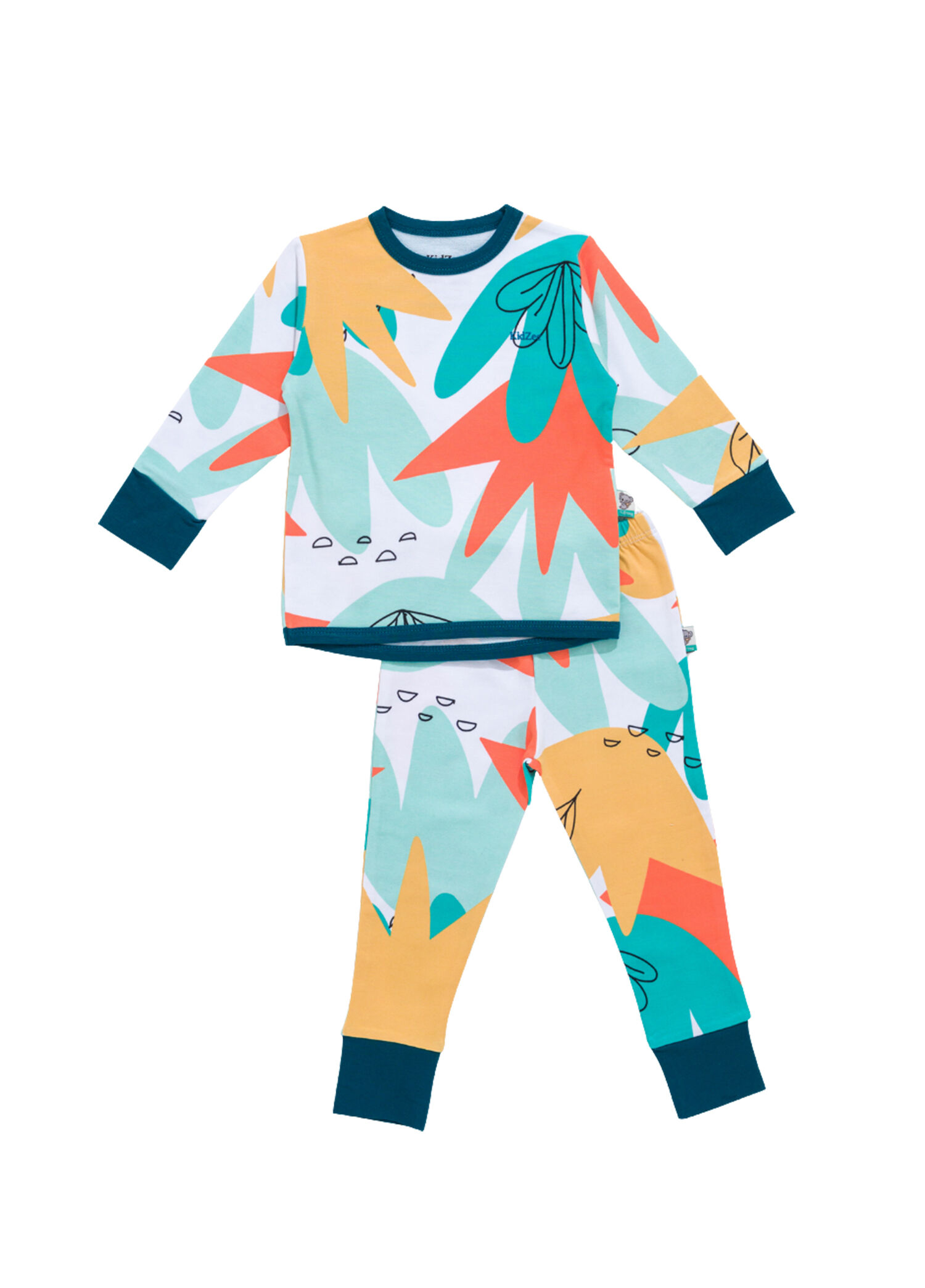 Autumn Desenli 1.0 TOG Unisex Çocuk Pijama Takımı
