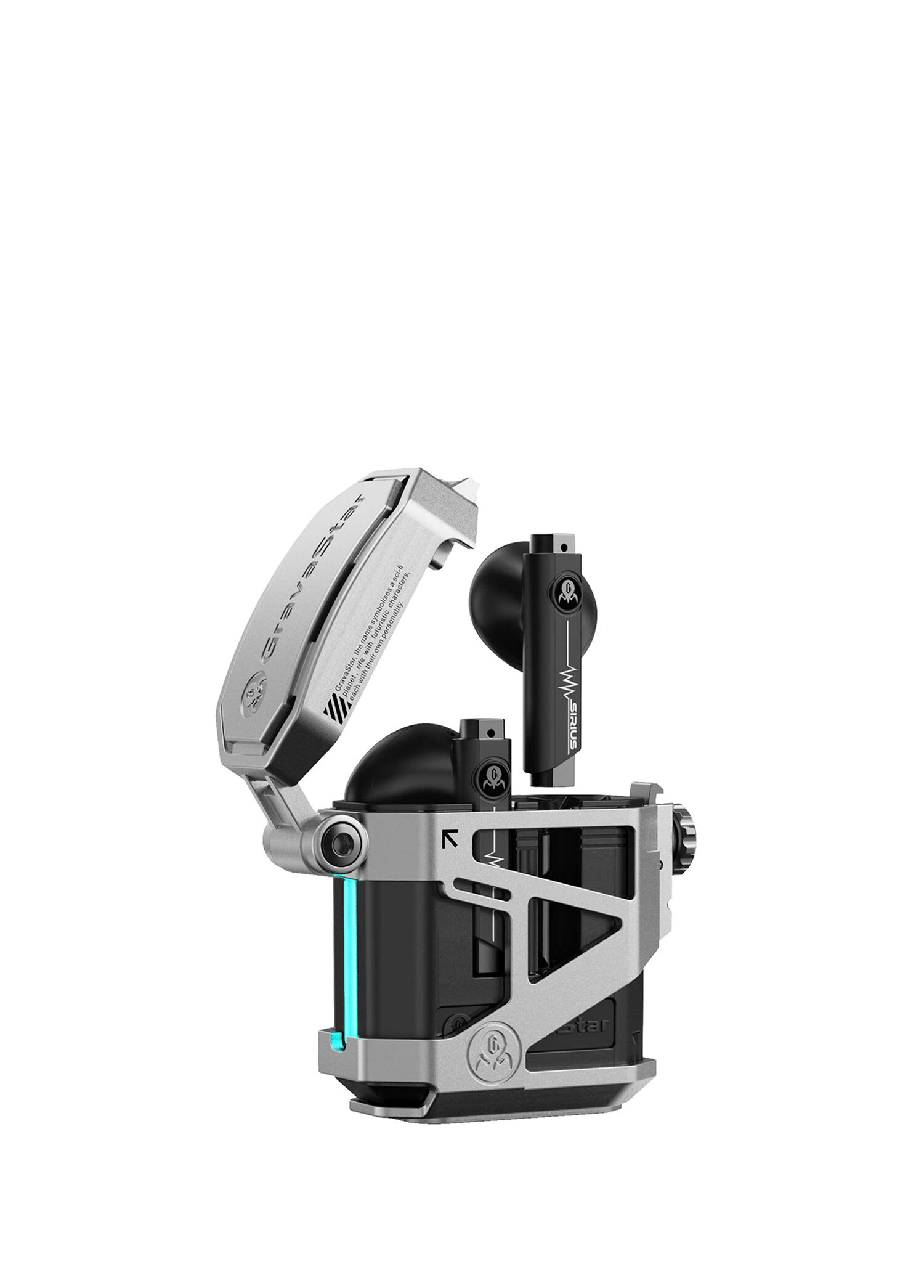 Sirius P5 Armor V2 Gri True Wireless Kulak İçi Bluetooth Kulaklık
