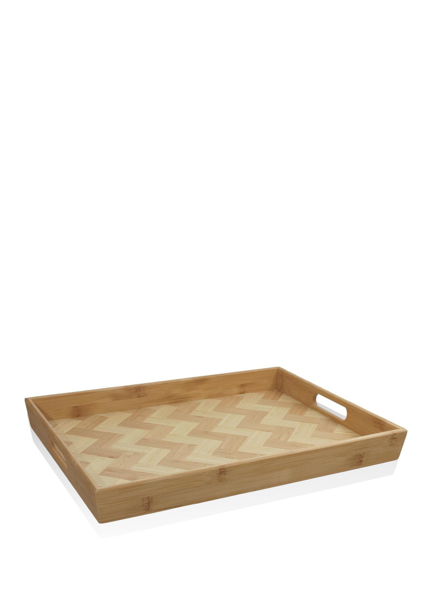 TPS0073 Wicker Bambu Dikdörtgen Tepsi