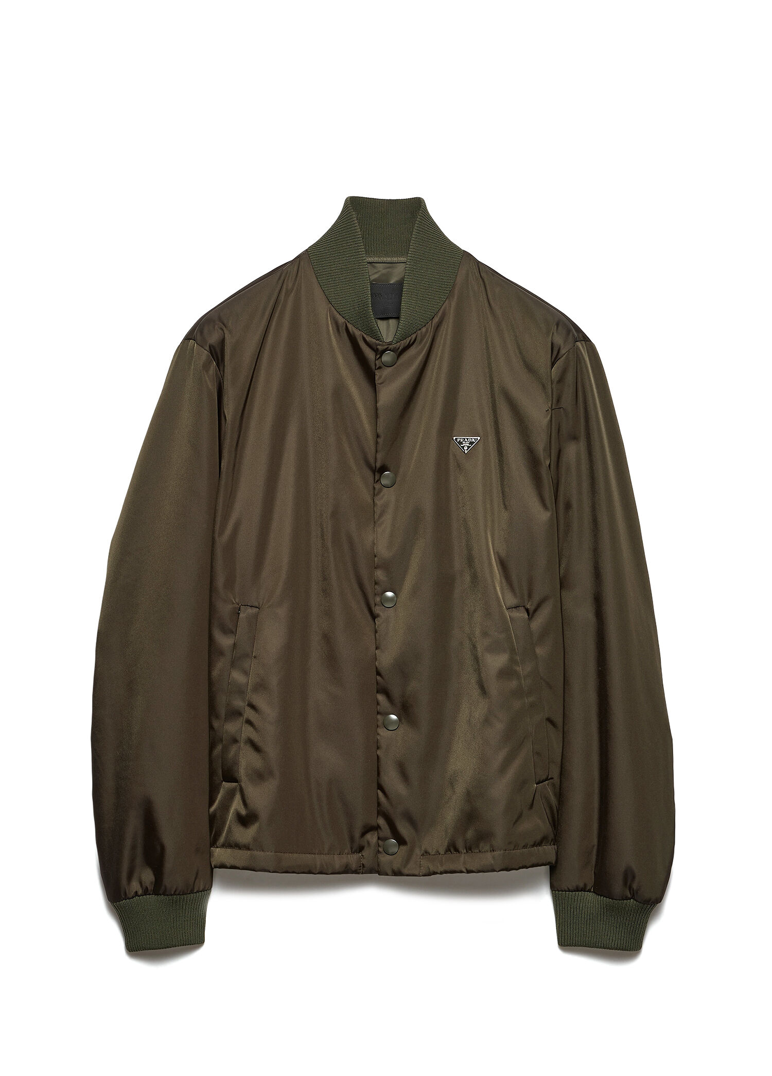 Yeşil Re-Nylon Bomber Erkek Ceket