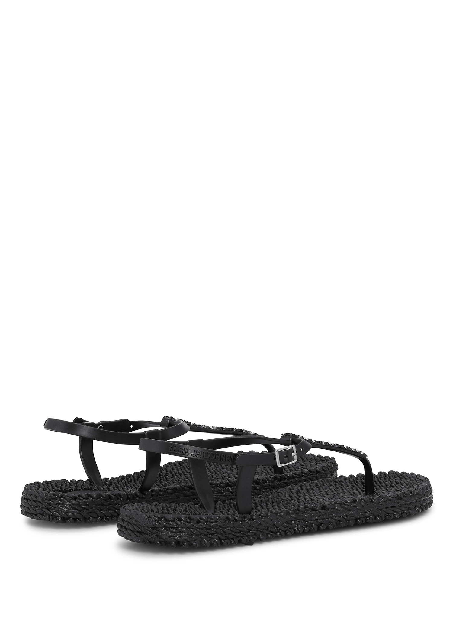 Ilse Jacobsen Flip Black Women's Rubber Beach Slippers