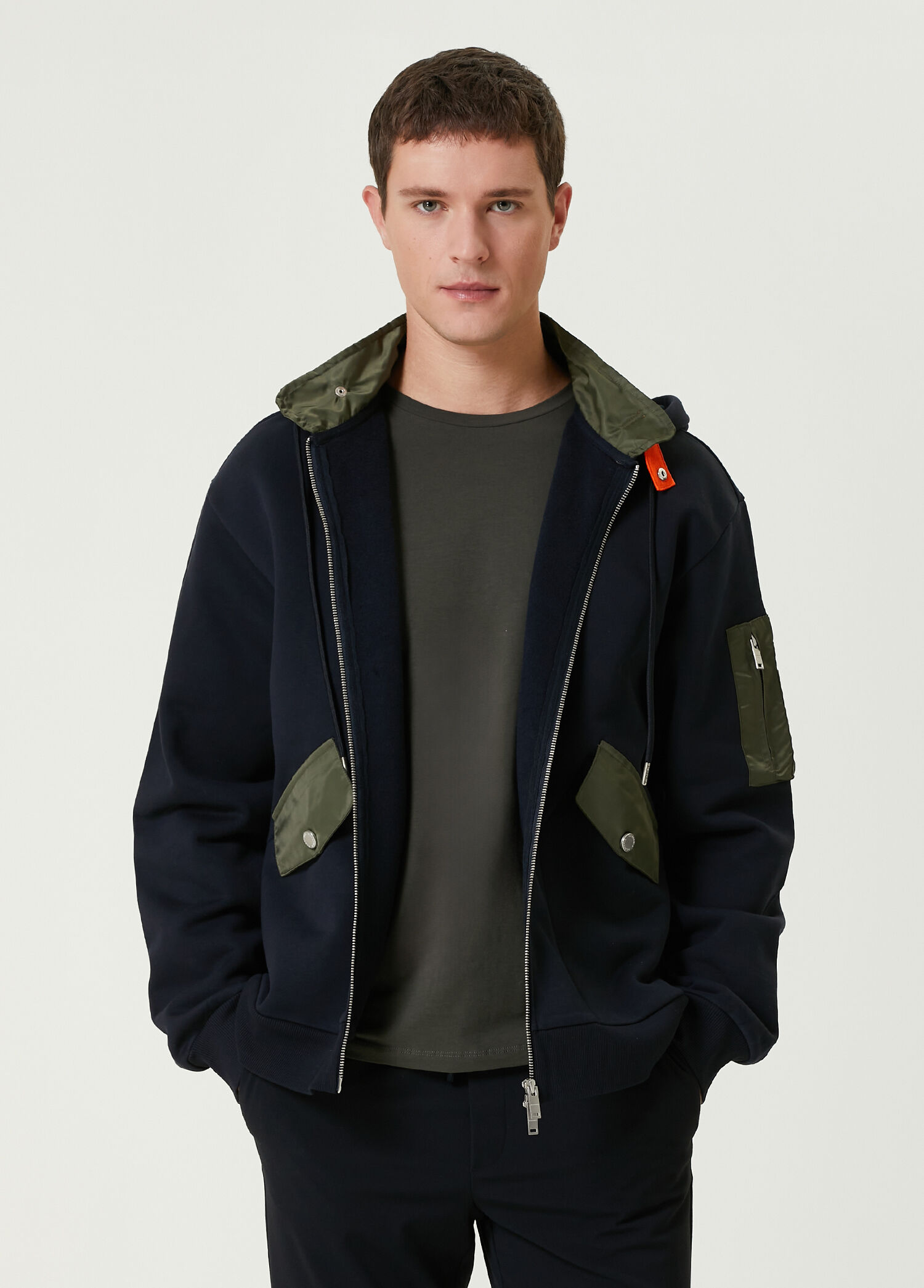 Accademia Militare Verde Cotton Men Sweatshirt main image 1
