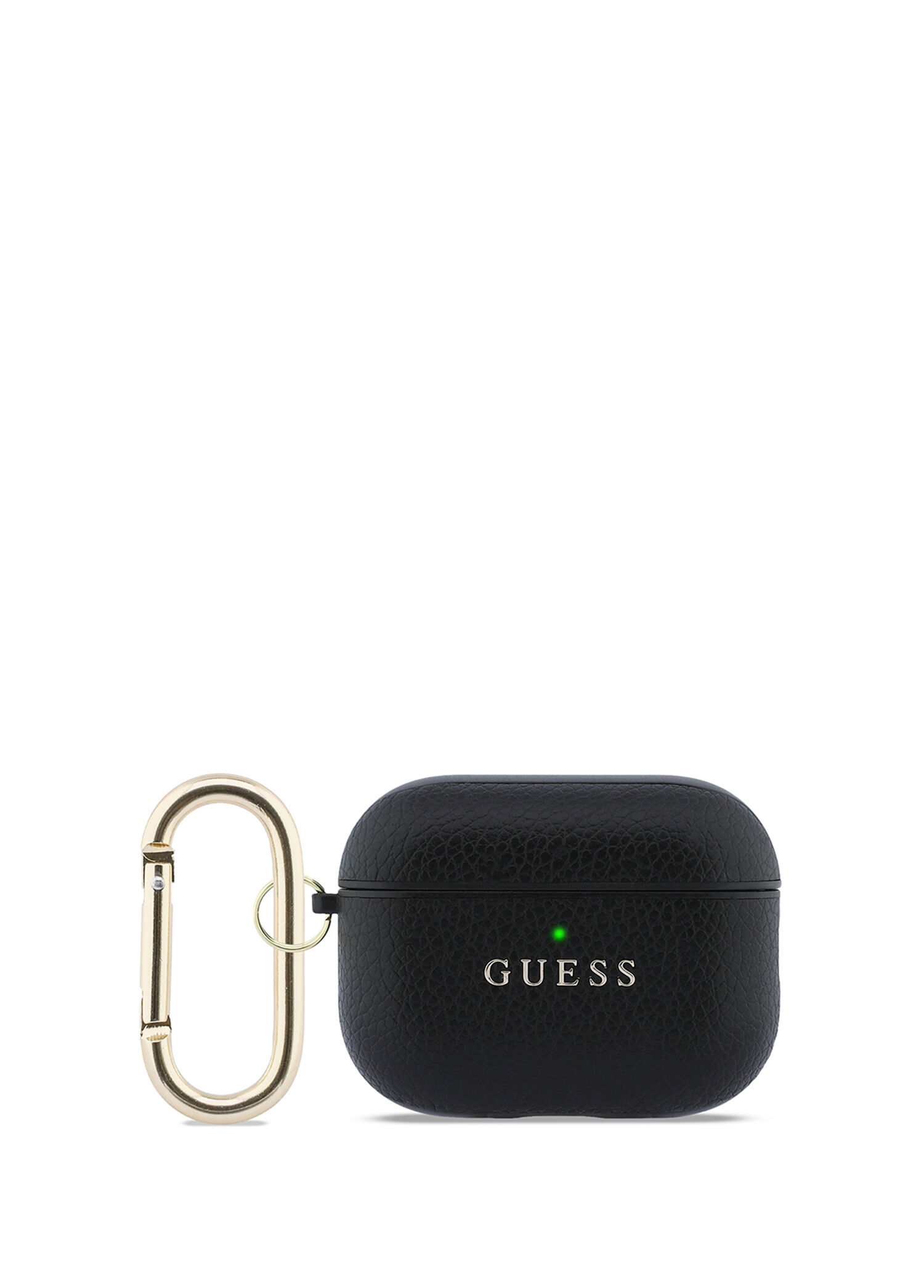 AirPods Pro 3 Uyumlu Siyah PU Deri Anahtarlıklı Kulaklık Kılıfı