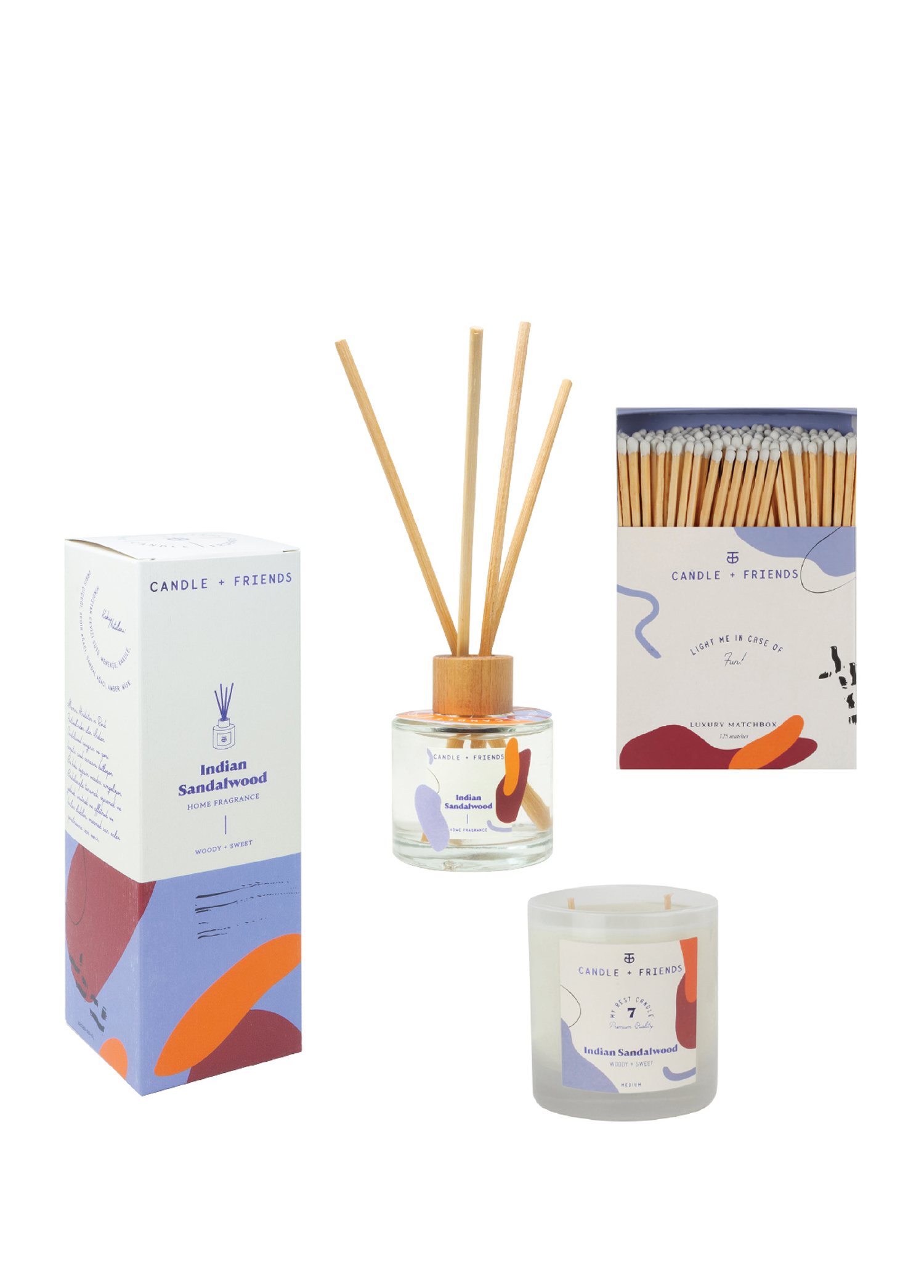 No 7 Indian Sandalwood Üçlü Set