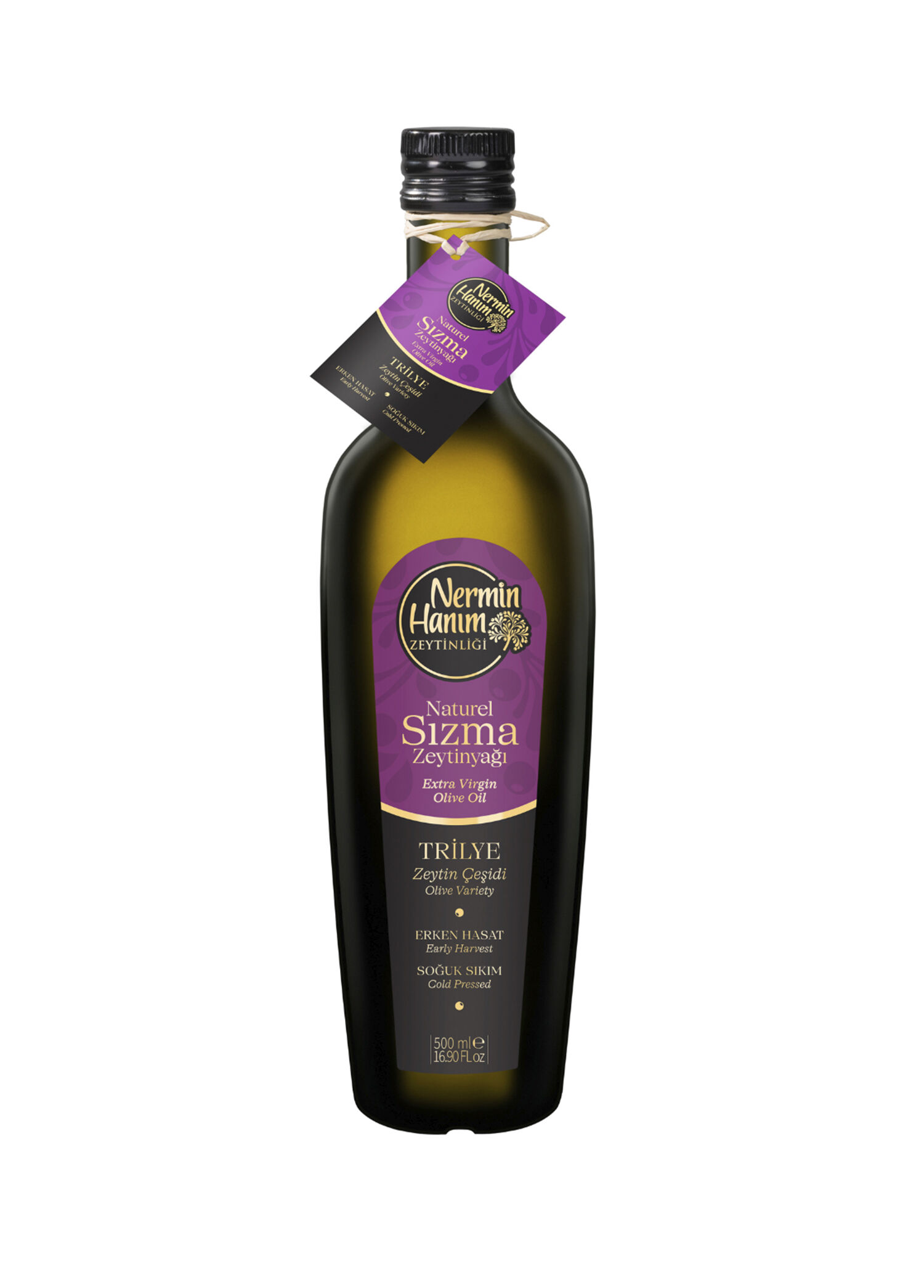 Trilye Kutulu Erken Hasat Soğuk Sıkım Zeytinyağı 500 ml