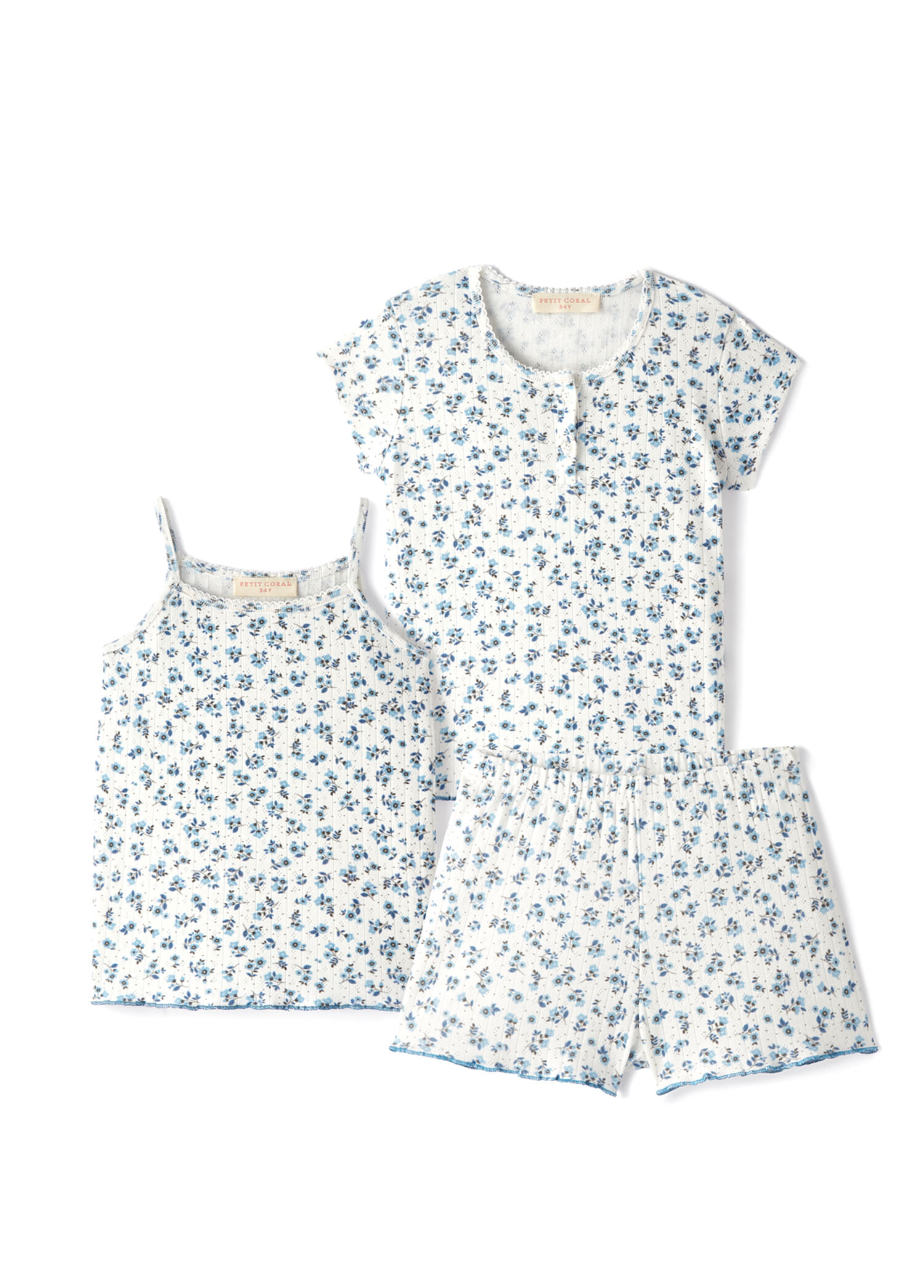 Floral Whisper Kız Çocuk Pijama Takımı