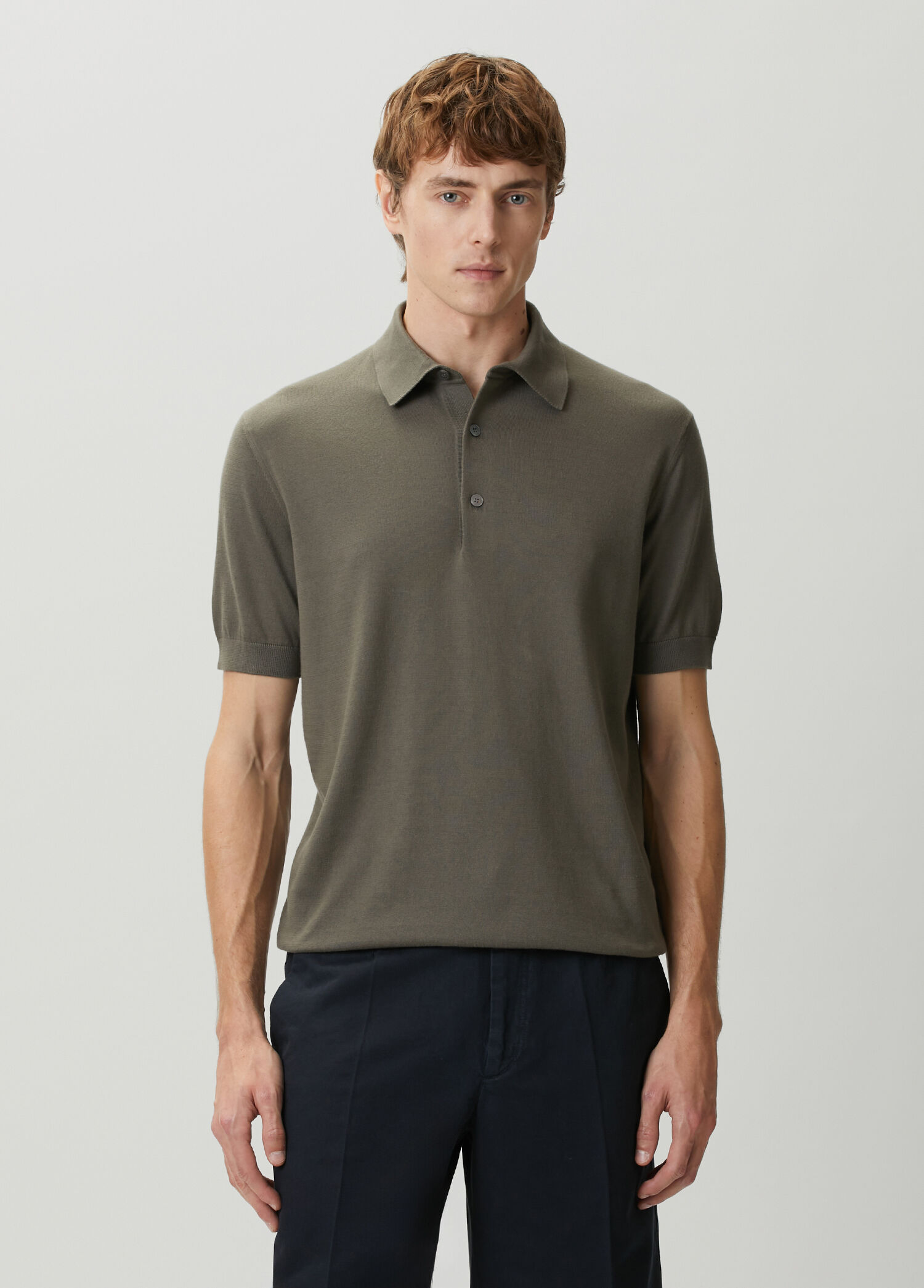 Kahverengi Polo Yaka T-shirt