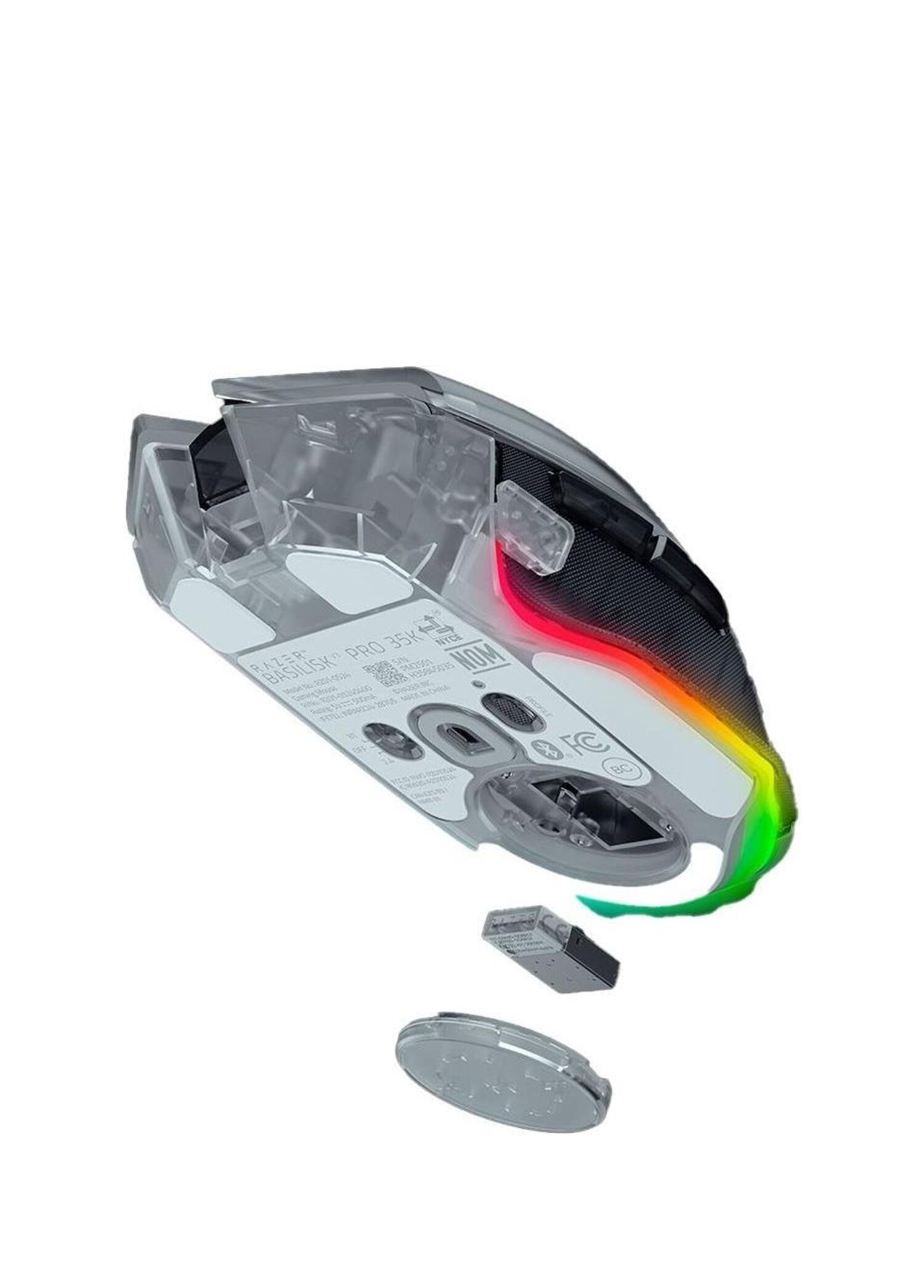 Razer - Razer Basilisk V3 Pro 35K Phantom White Edition Oyuncu