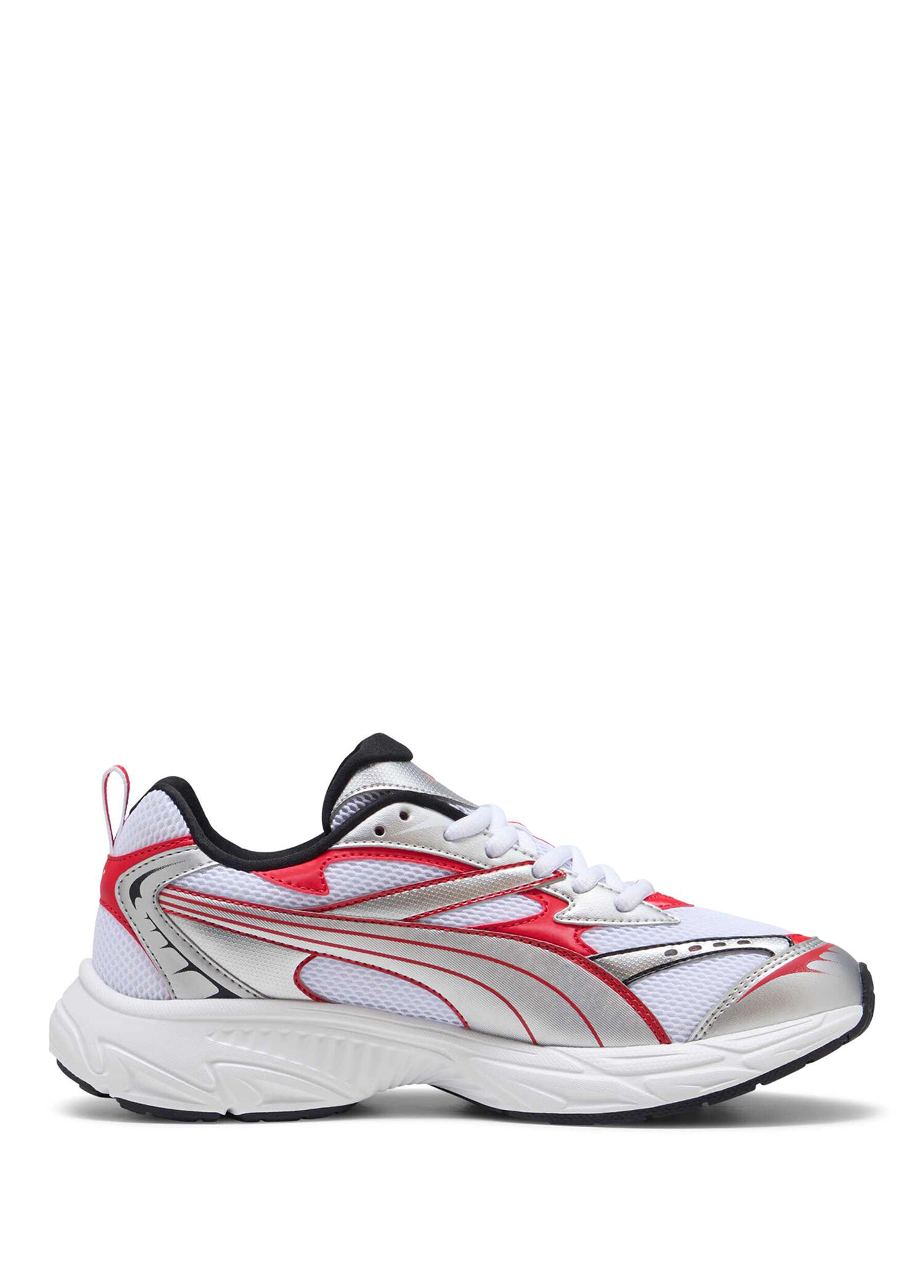 りょう Puma PUMA White-PUMA Silver-PUMA Re Erkek Morphic Ayakkabı White