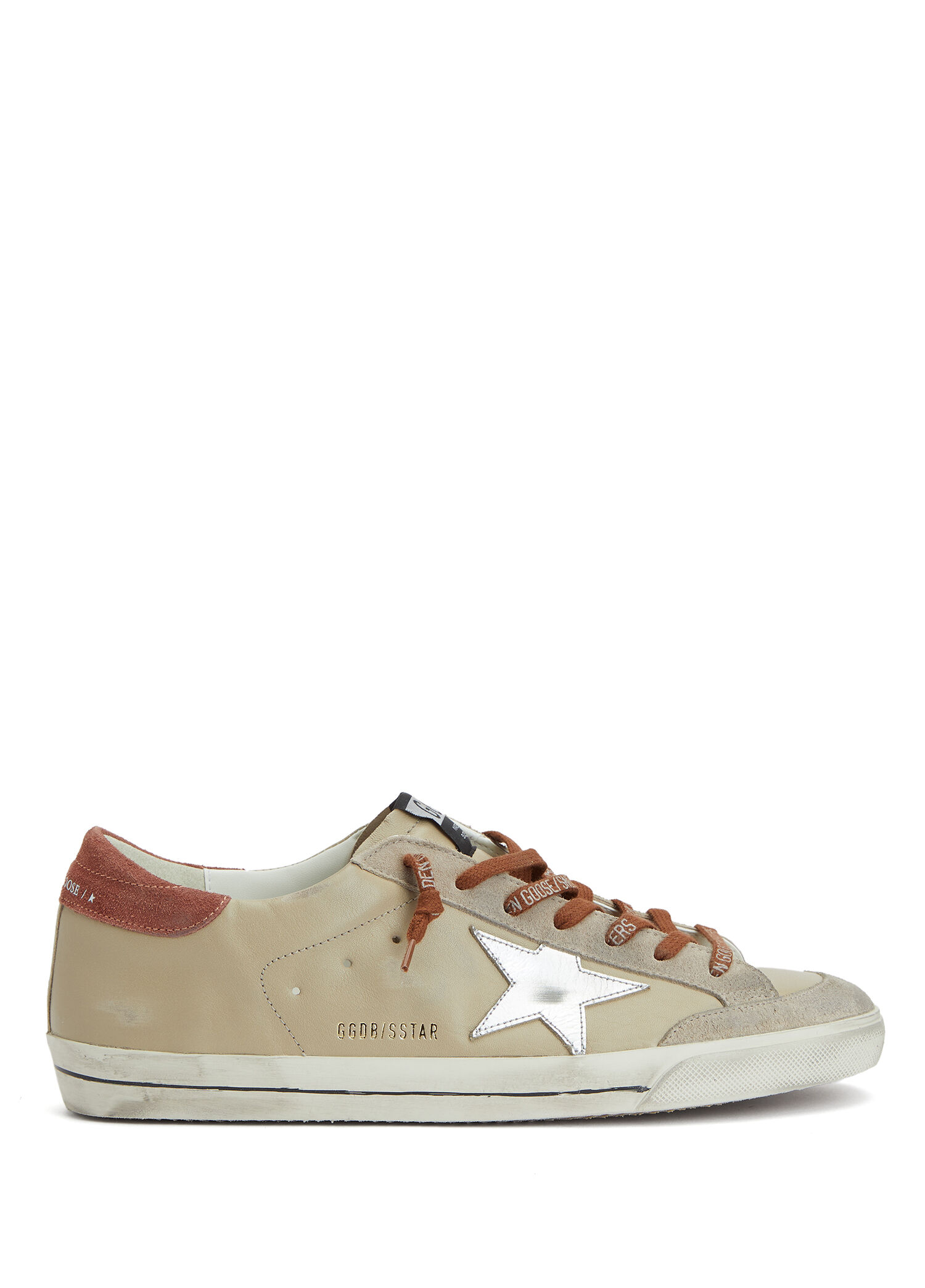 Super Star Bej Erkek Deri Sneaker