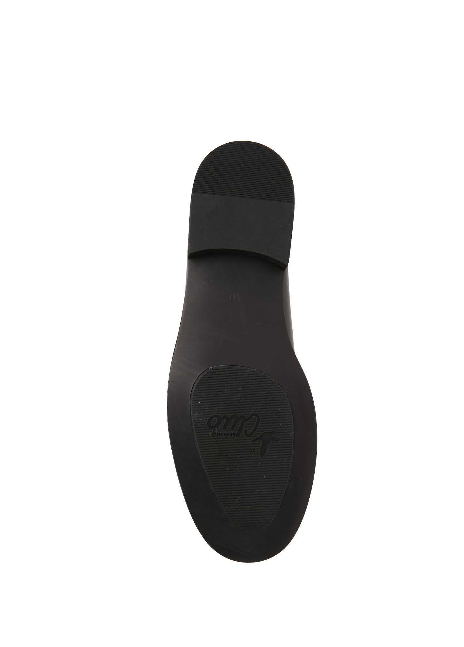 Siyah Kadın Deri Loafer_4
