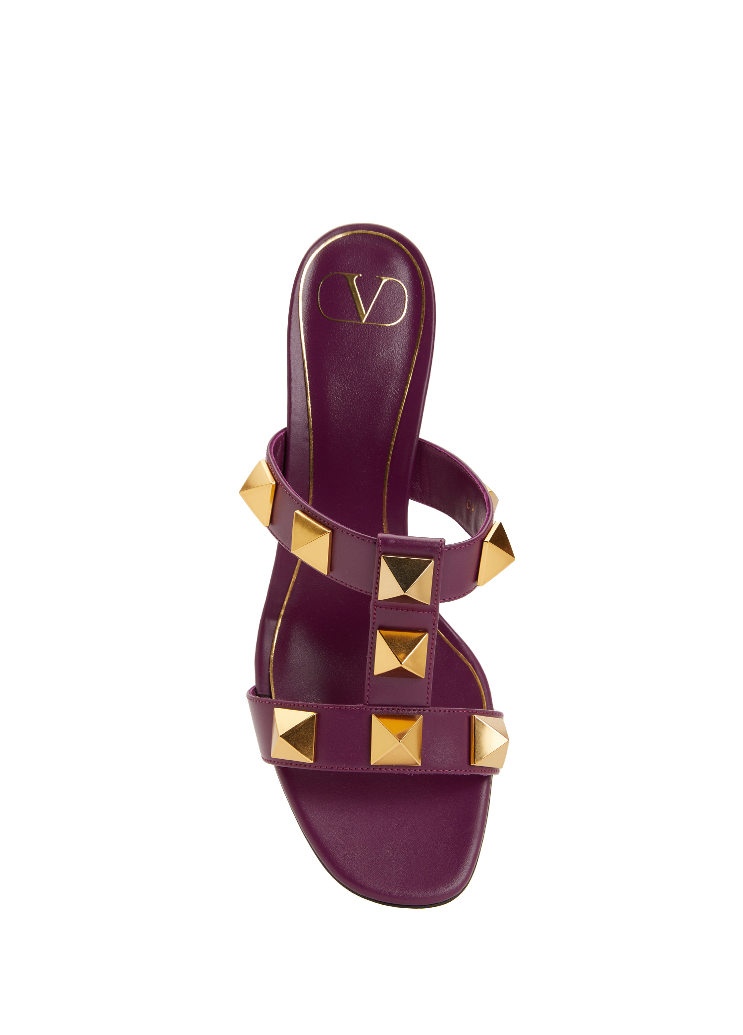 Beymen Rockstud Mor Kadın Deri Terlik. 4 Beymen Rockstud Mor Kadın Deri Terlik. 4