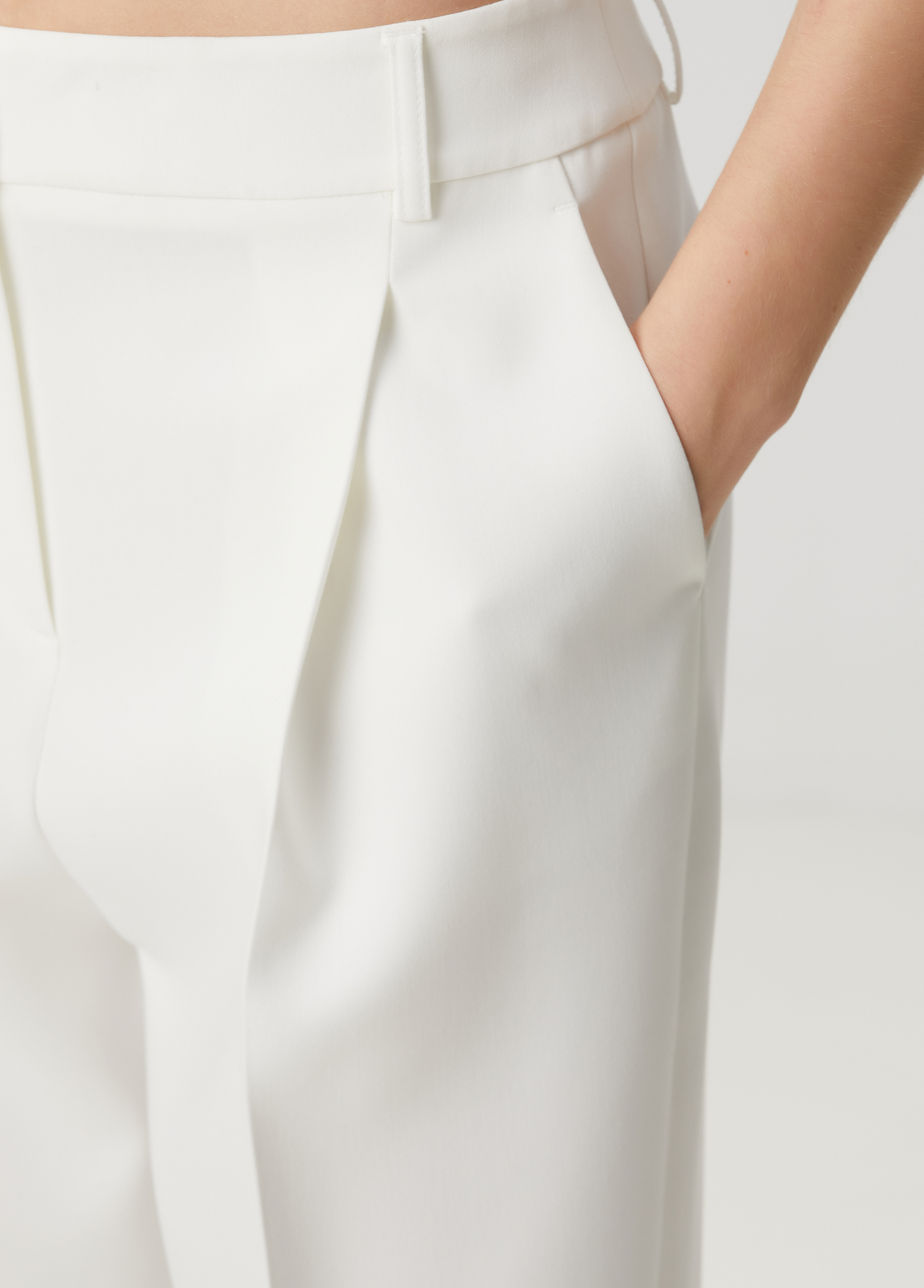 Kırık Beyaz Formal Pantolon_6
