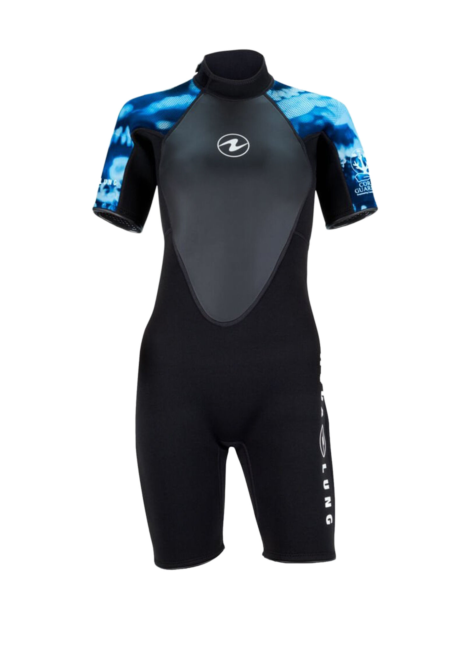 Hydroflex 3 mm Mavi Kadın Shorty Dalış Elbisesi