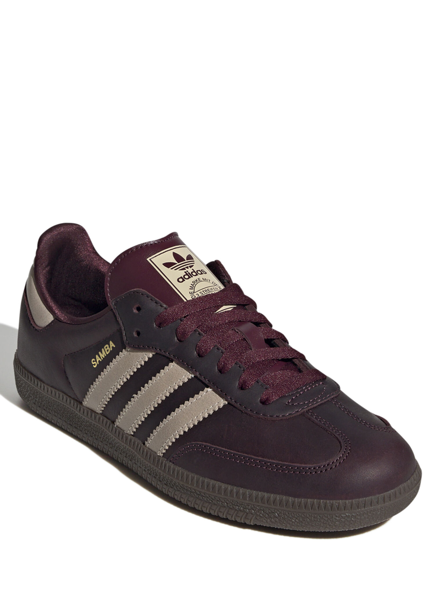 Adidas - Samba OG Bordo Erkek Sneaker - Krmz