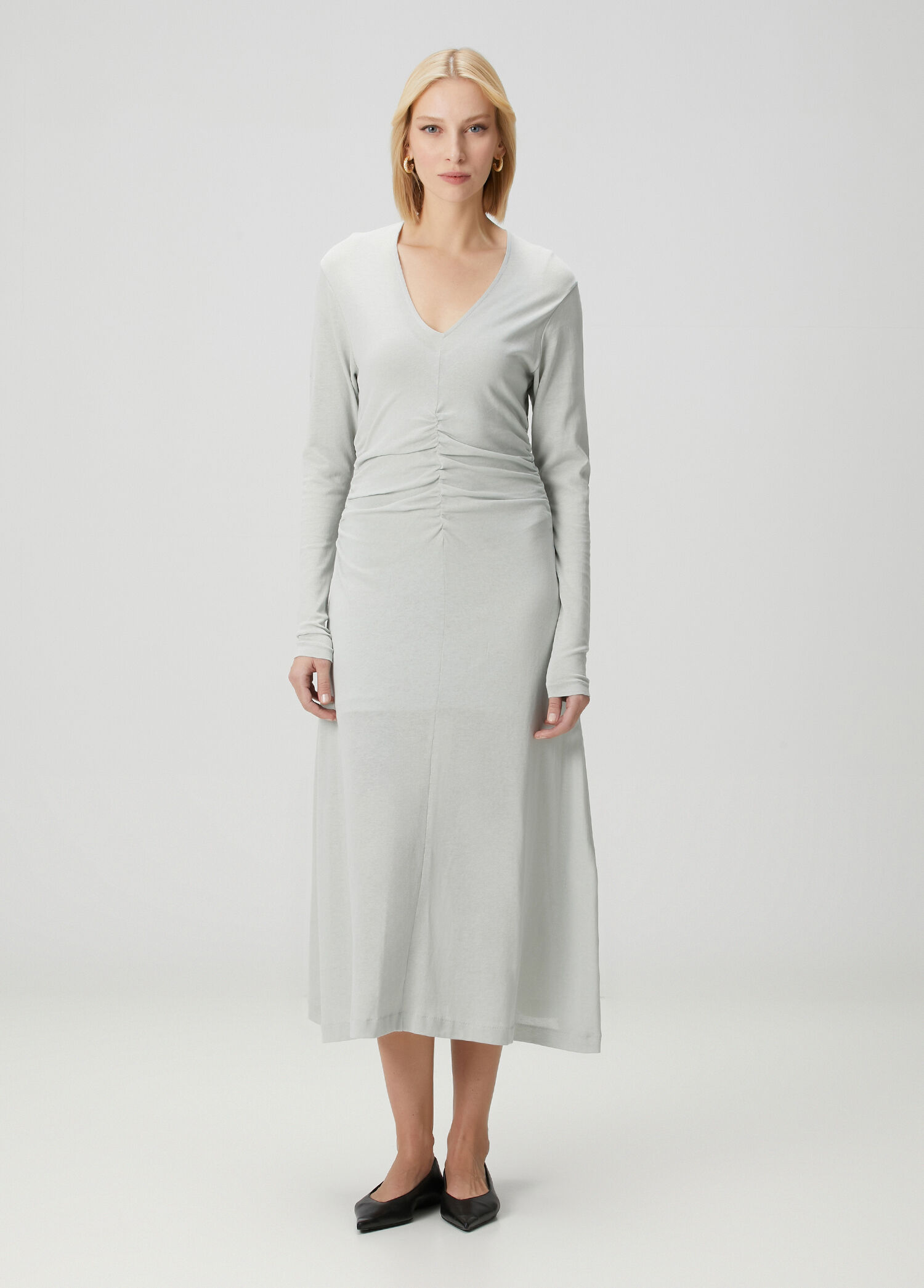 Steep Light Green Midi Dress