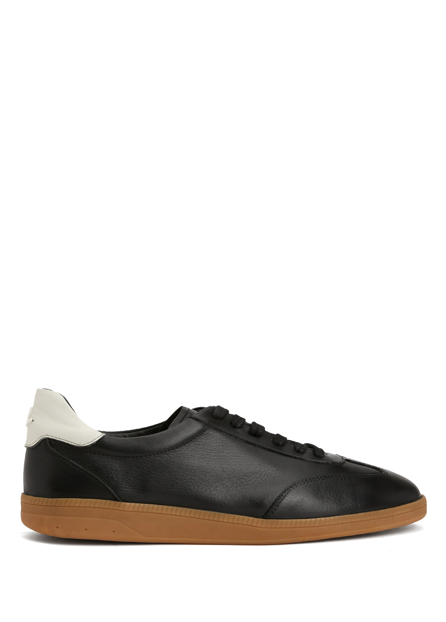 Siyah Erkek Deri Sneaker_5