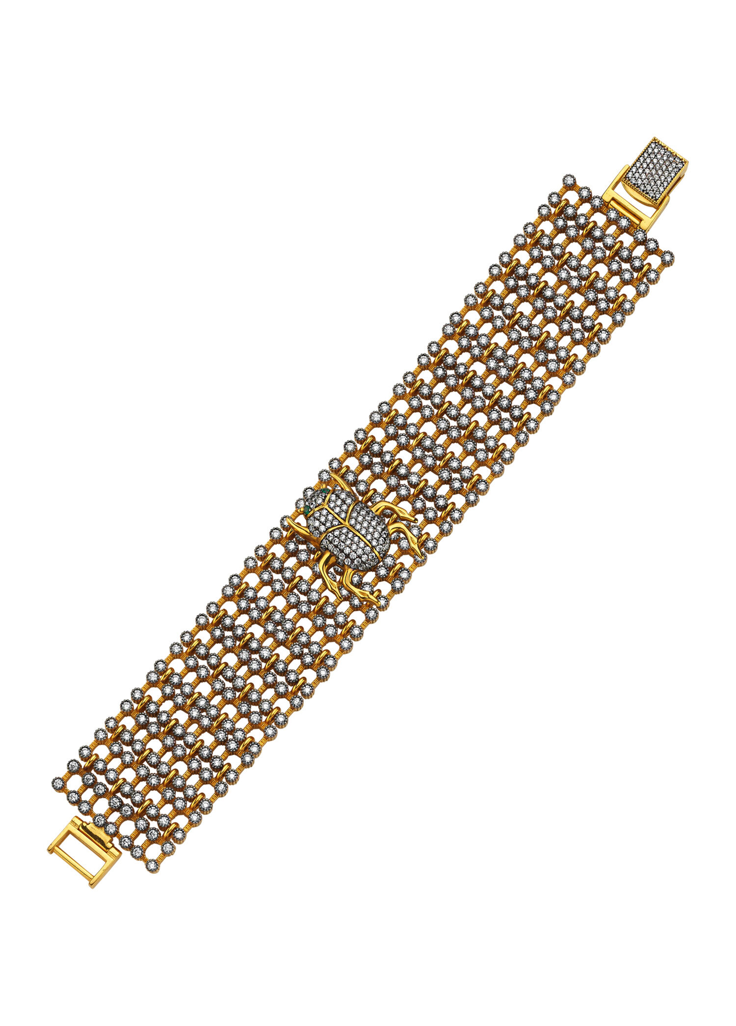 Scarab In Cold Blood Kadın Altın Kaplama Choker