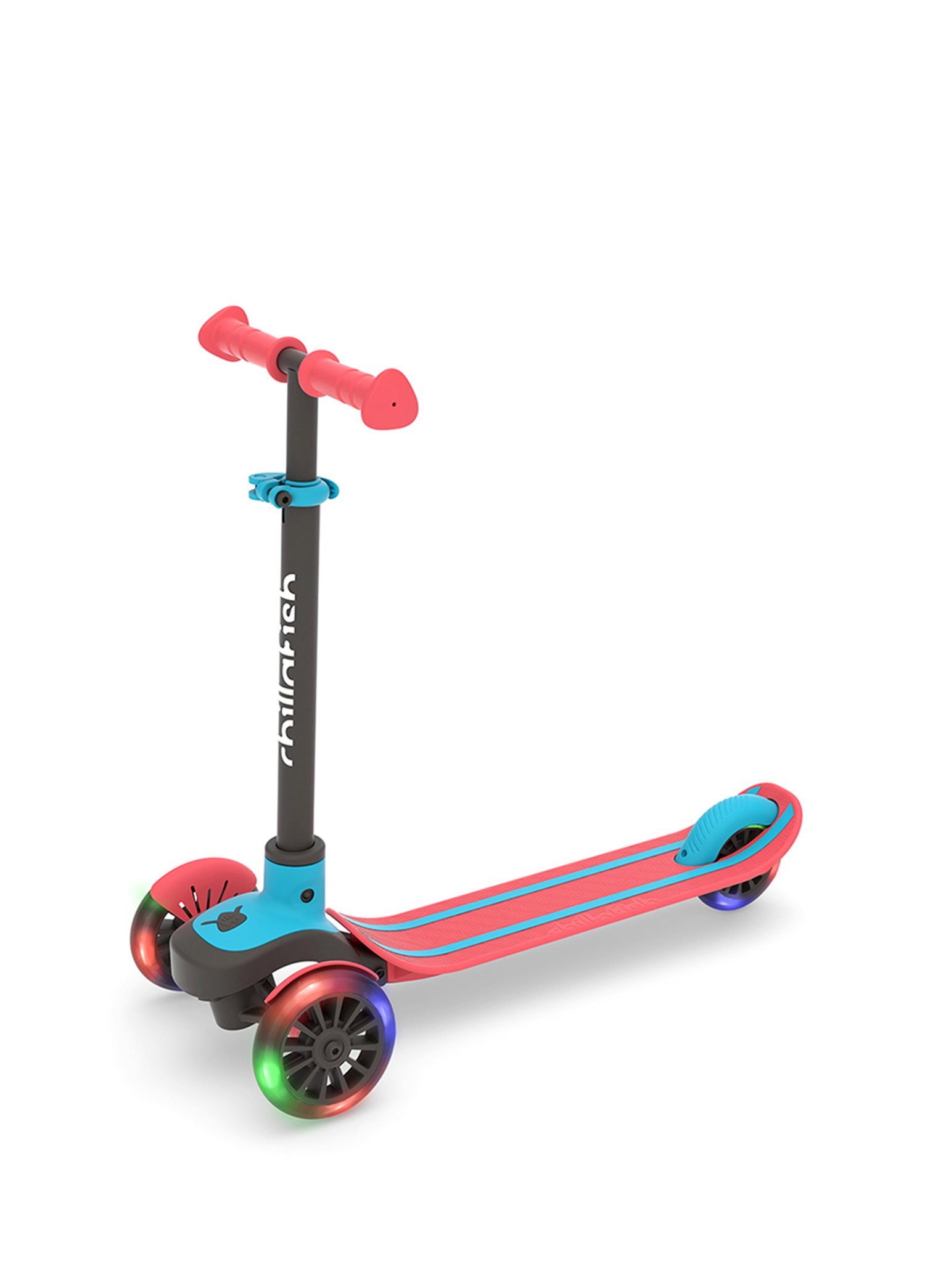 Scotti Glow Kırmızı 3 Tekerlekli Işıklı Scooter