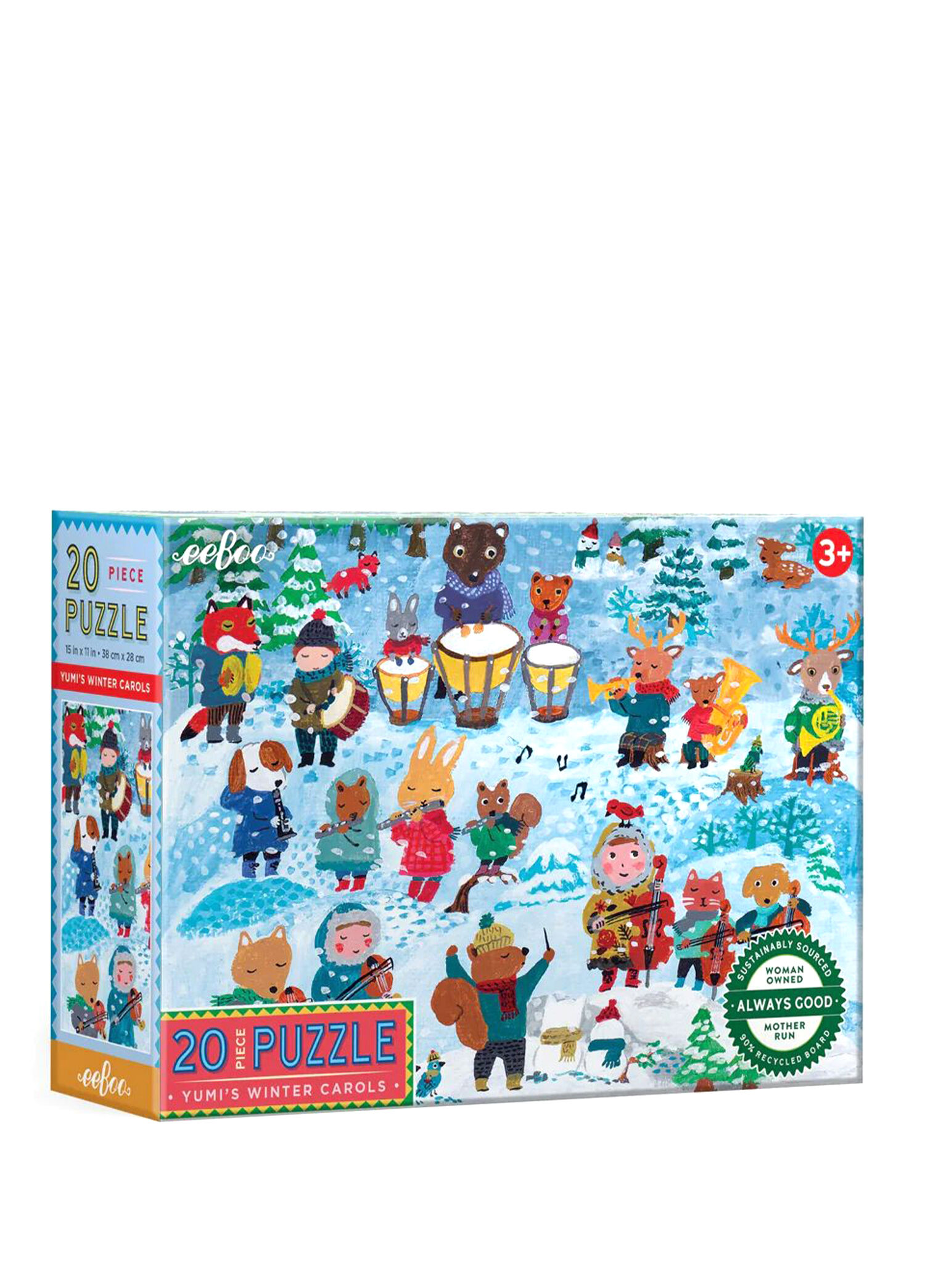 Yumi's Winter Carols 20 Parça Çocuk Yapboz