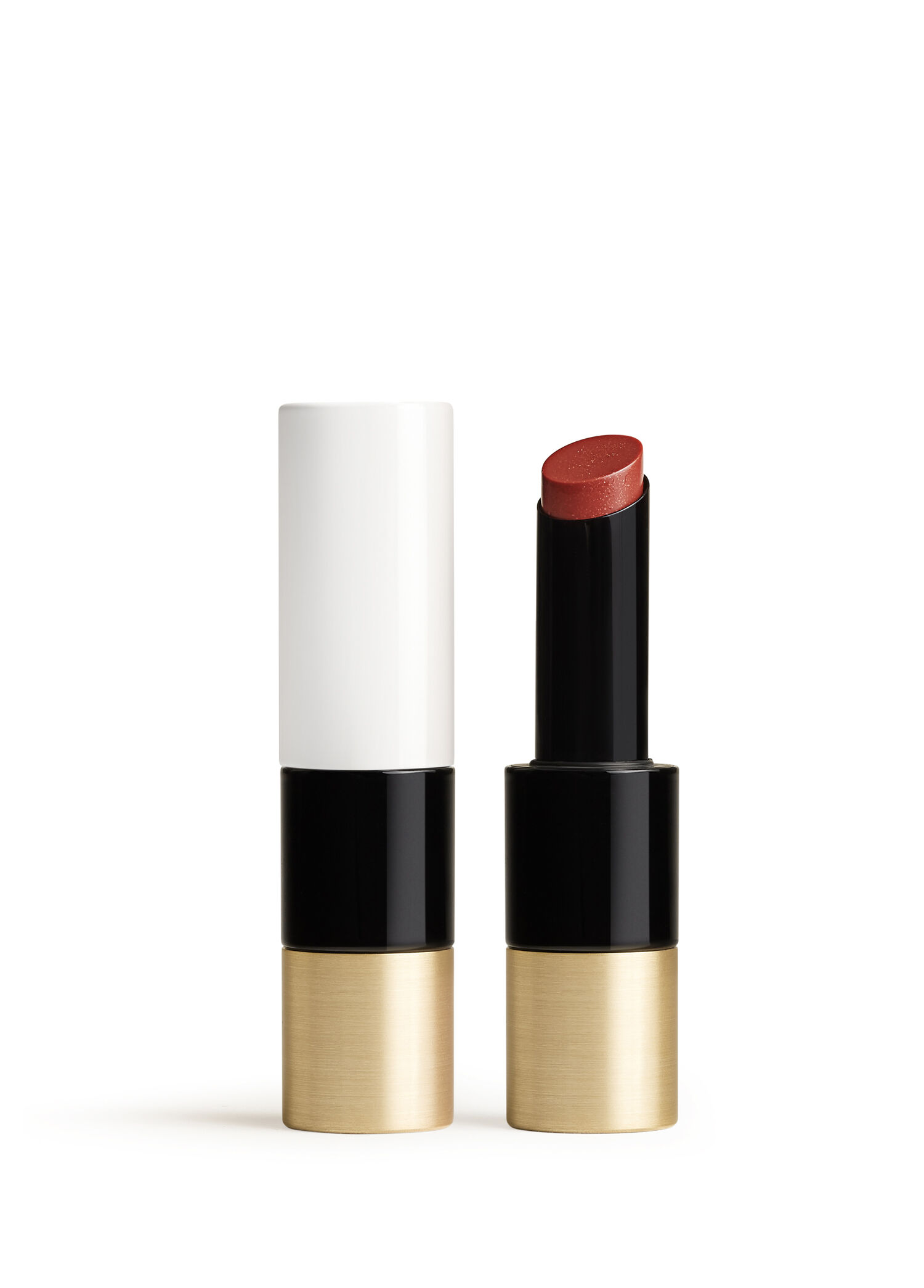 Rouge Hermès Silky Lipstick Shine 15 Brun d'Ambre
