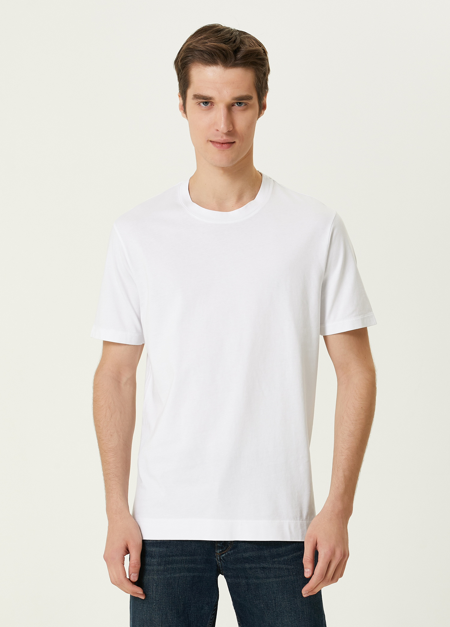 Beyaz Basic T-shirt