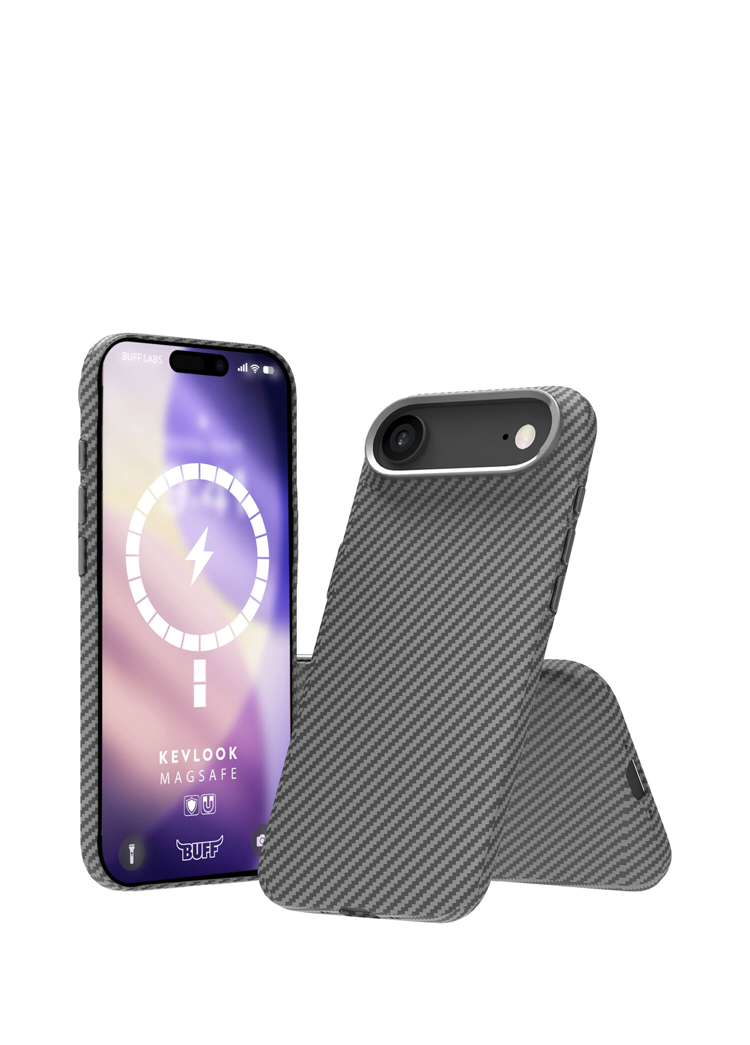 Kevlook iPhone 17 Air Magsafe Uyumlu Gray Telefon Kılıfı