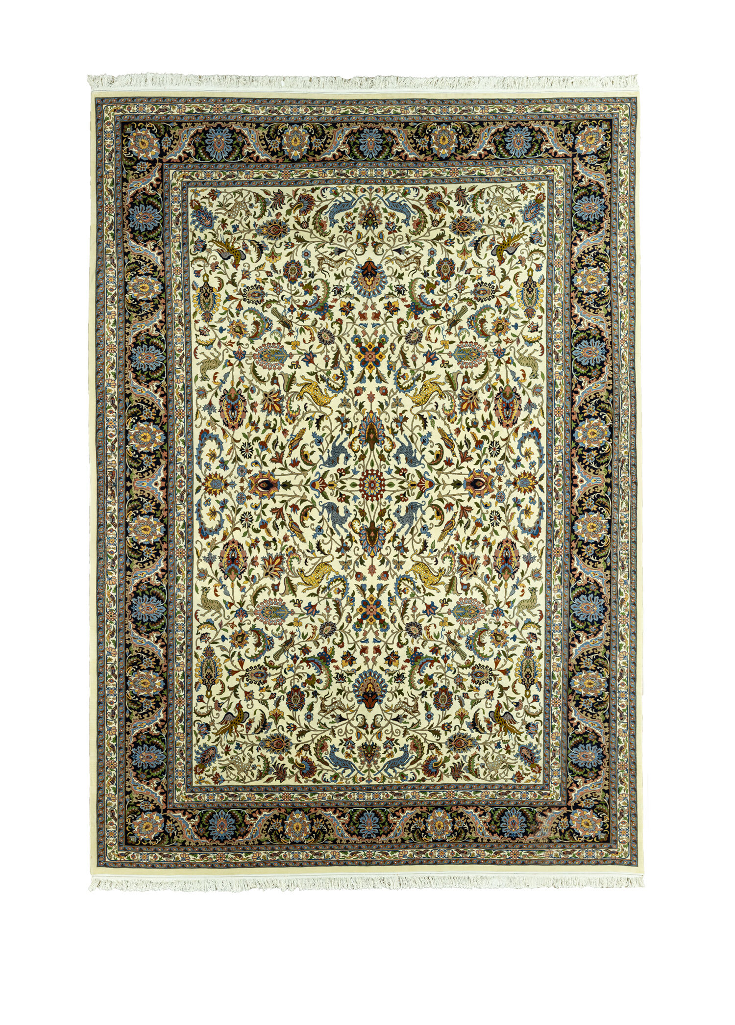 Zahedan El Dokuma Büyük İsfahan Halısı 410 x 570 cm