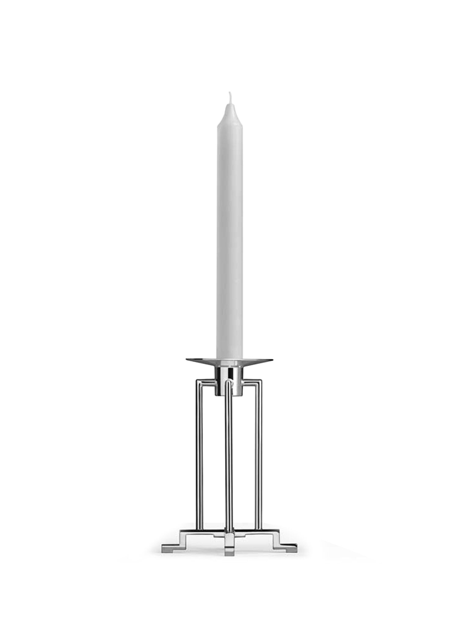 Gümüş Kaplama Şamdan 16 cm