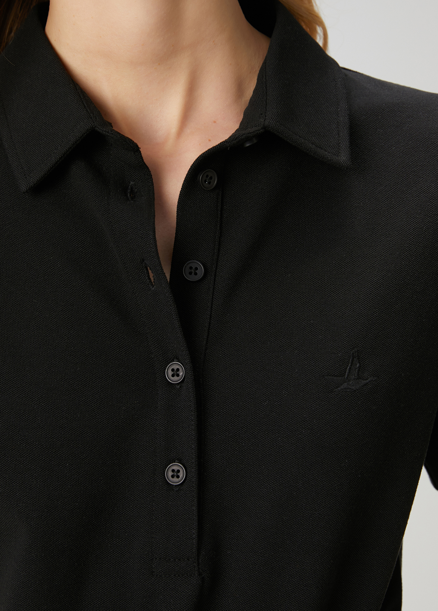 Siyah Pike Polo T-shirt_4