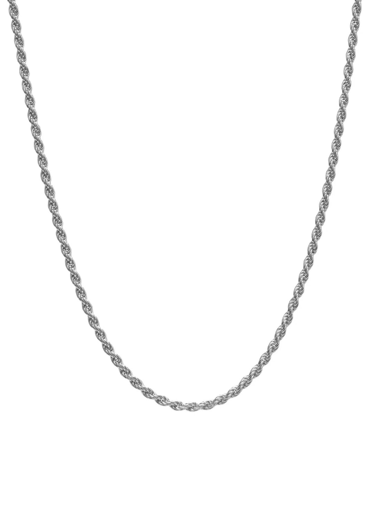 Rope 925 Ayar Gümüş Erkek Kolye