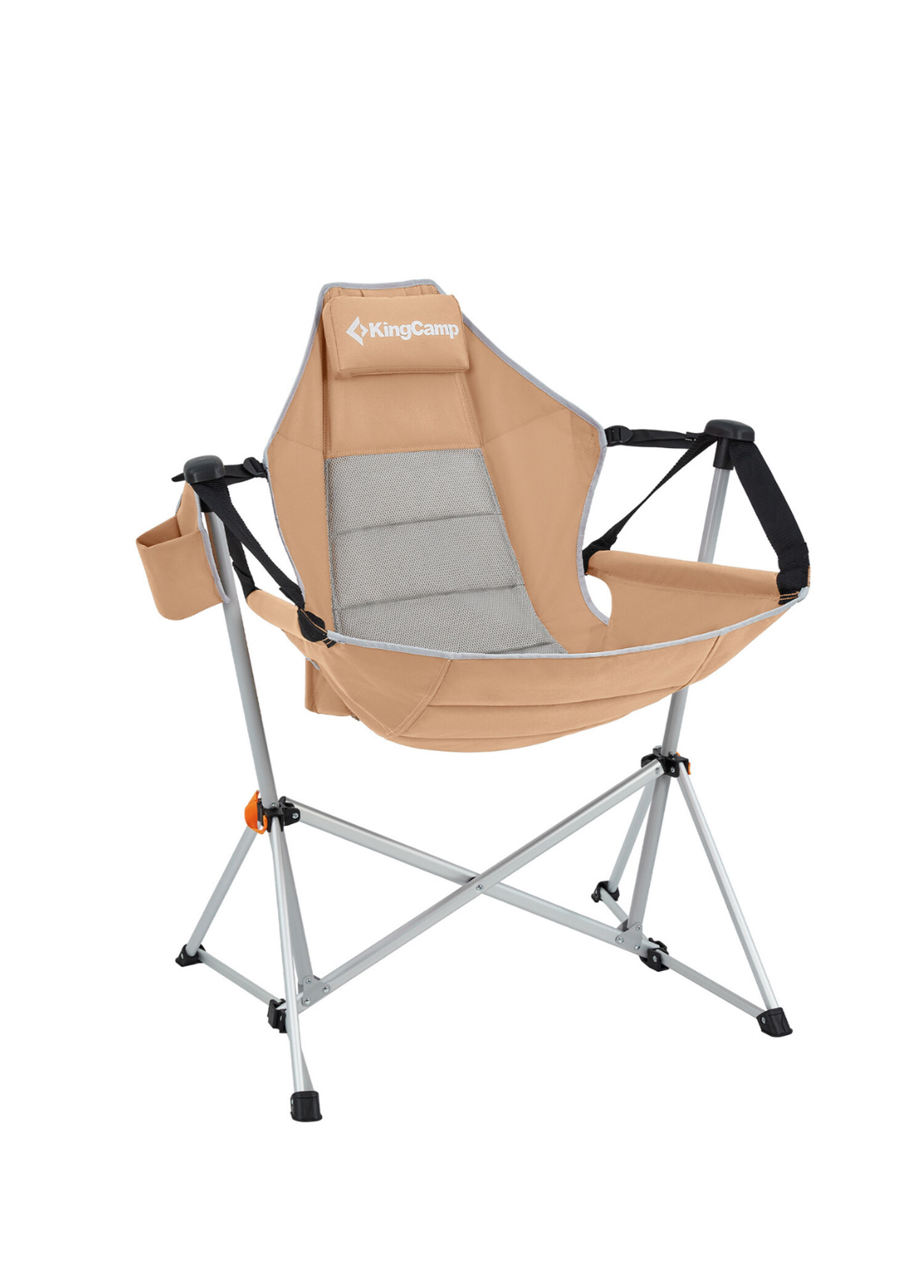 Orchid Khaki Grey Salıncaklı Katlanır Kamp Sandalyesi