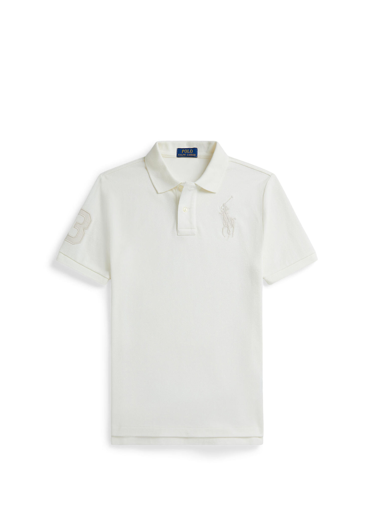 Bej Polo Yaka Erkek Çocuk T-shirt