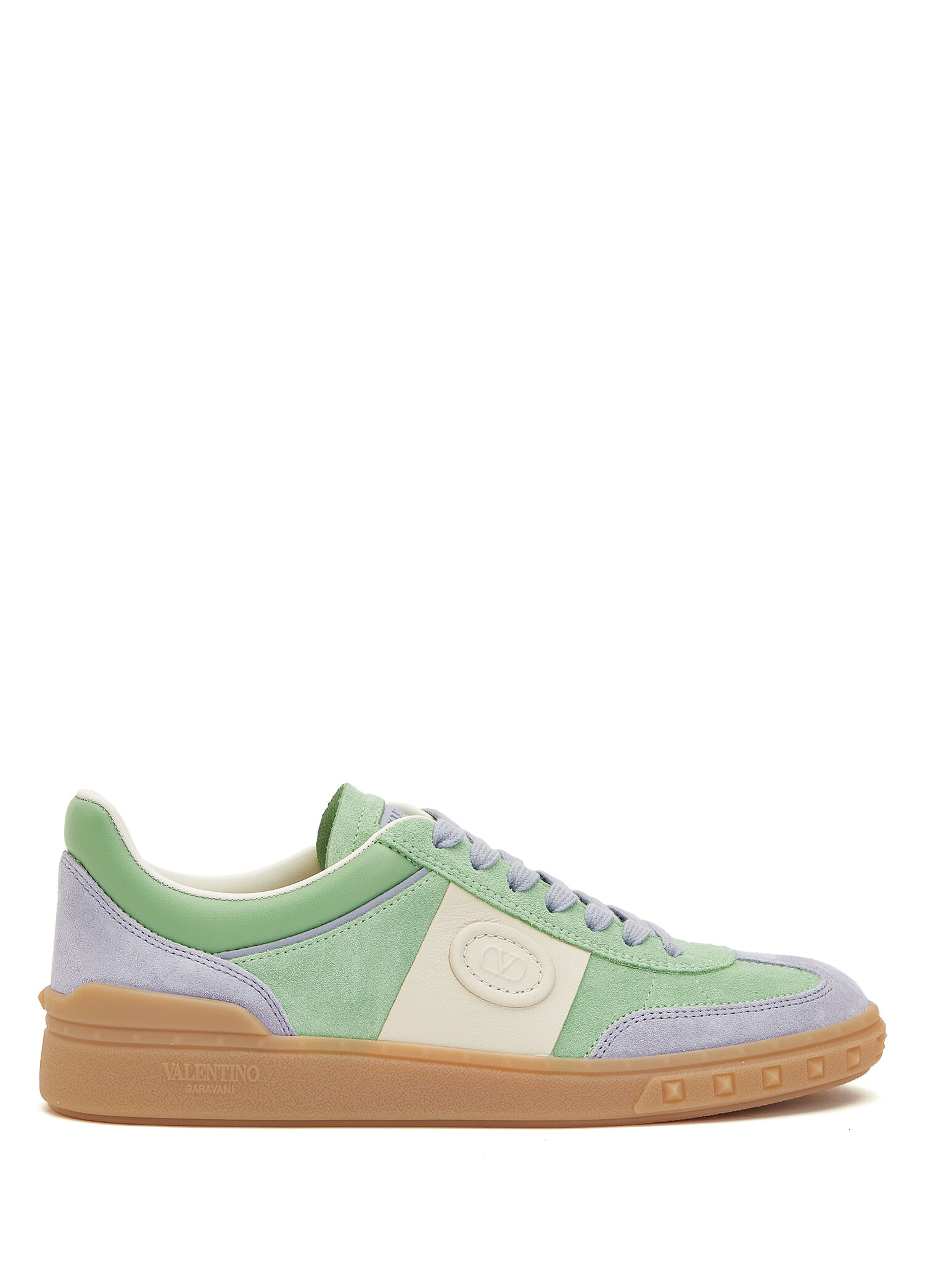 Valentino Garavani Yeşil-Bej Kadın Yeşil Bej Kadın Süet Sneaker