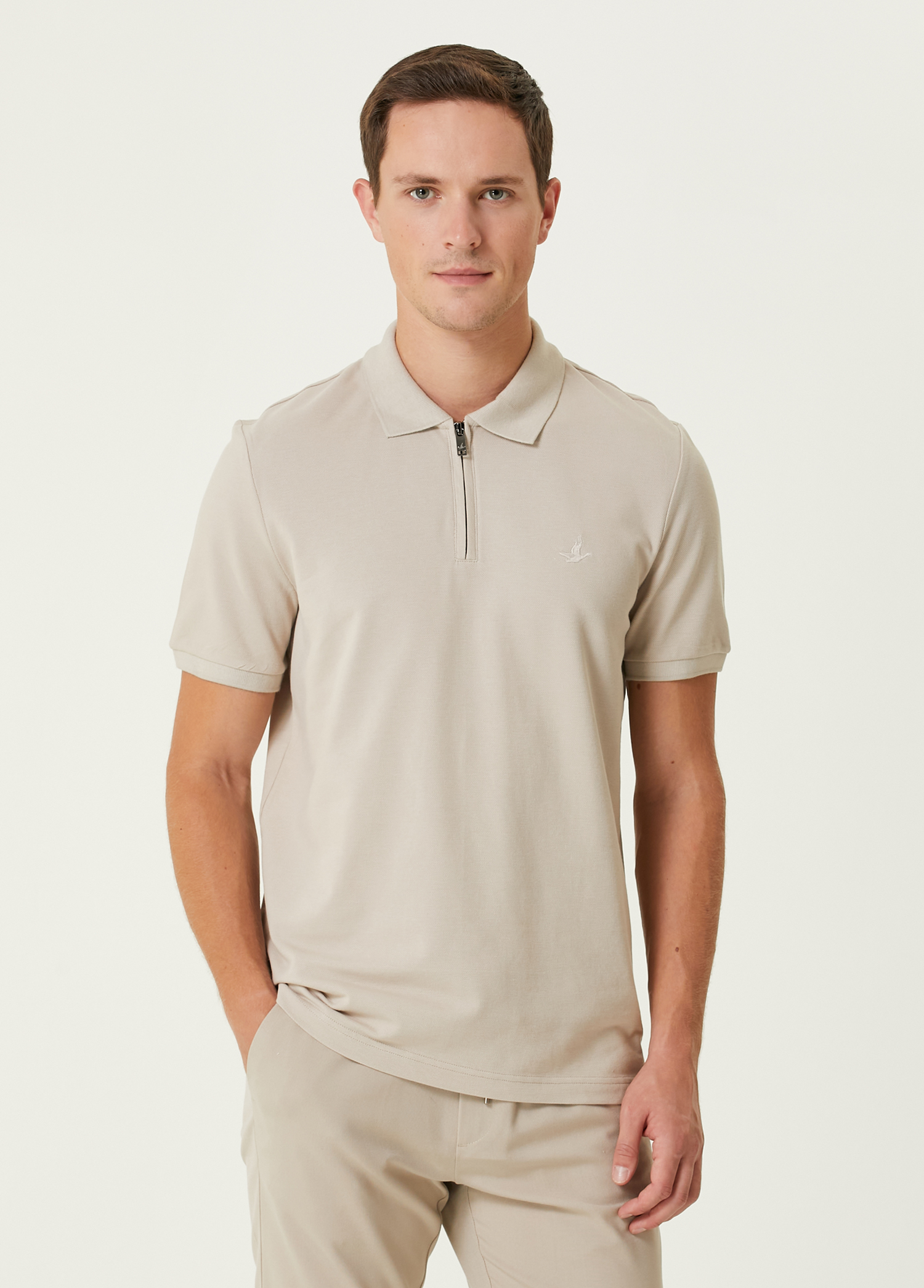 Comfort Fit Vizon Polo Yaka T-shirt