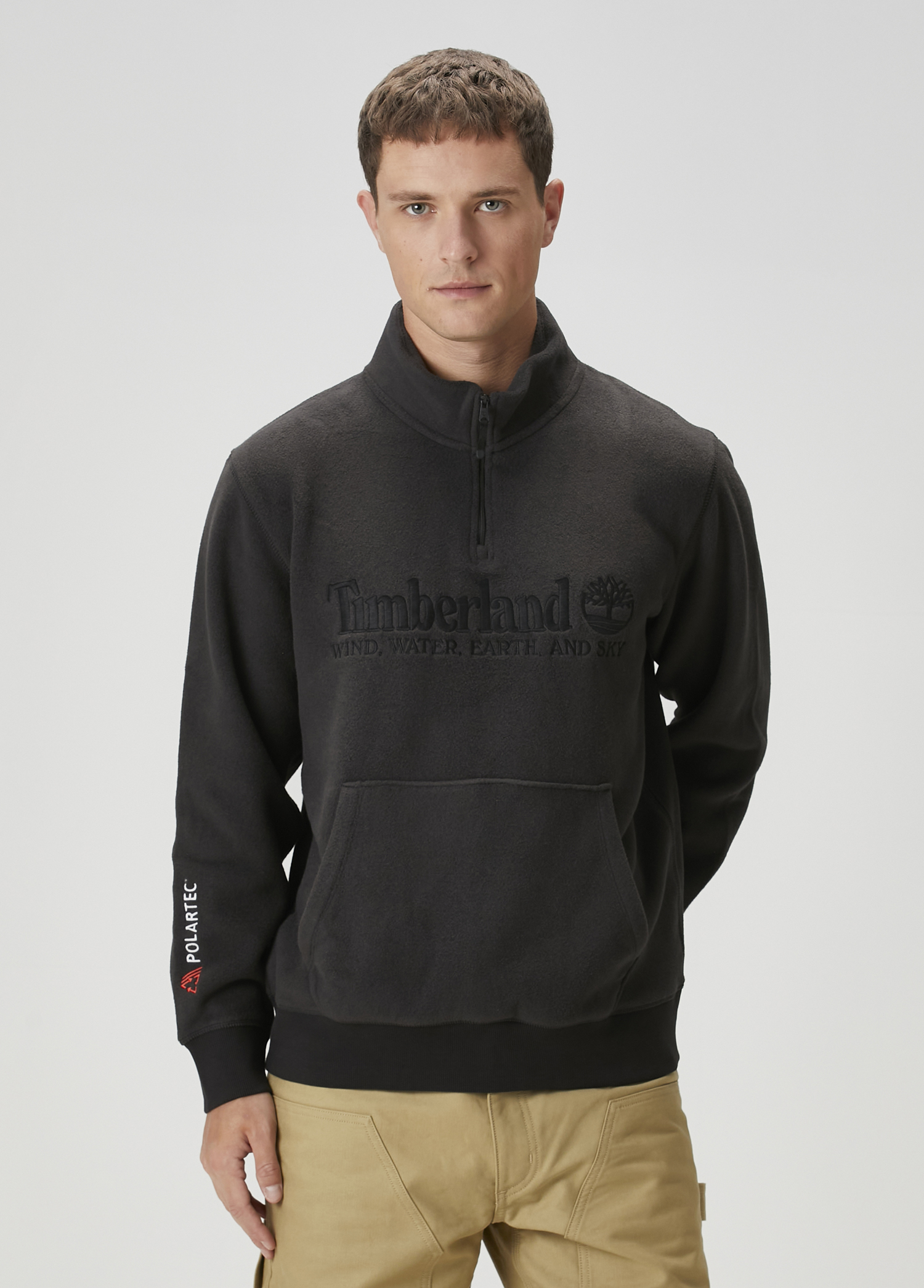 Linear Siyah Sweatshirt