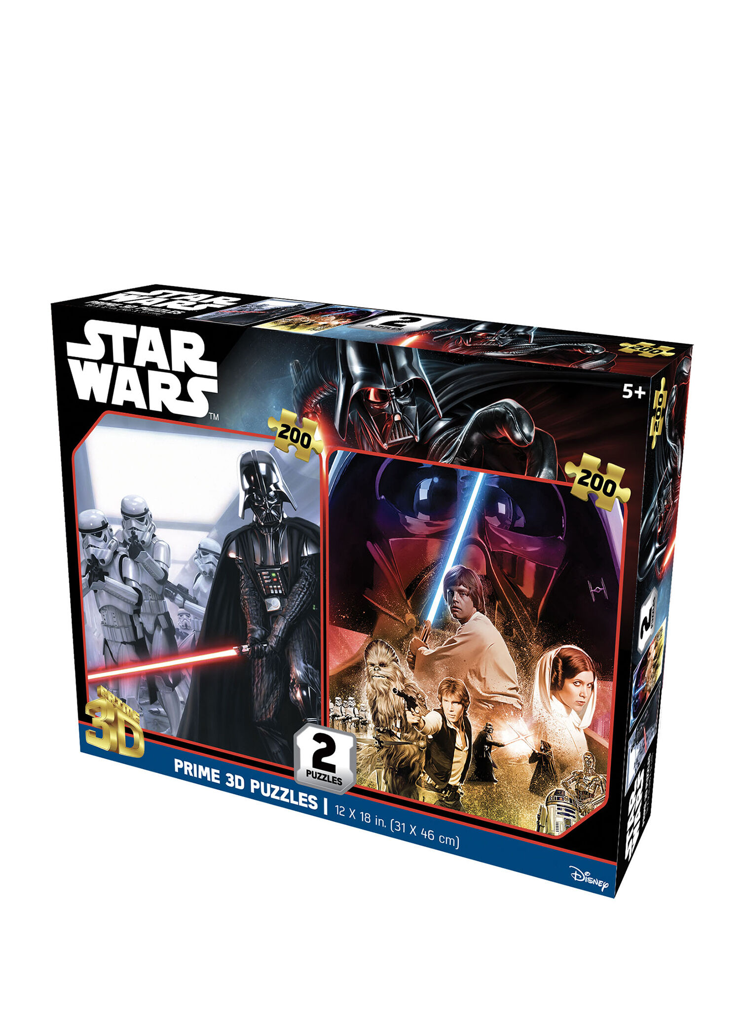 Star Wars Classic 200 Parça 3D İkili Puzzle