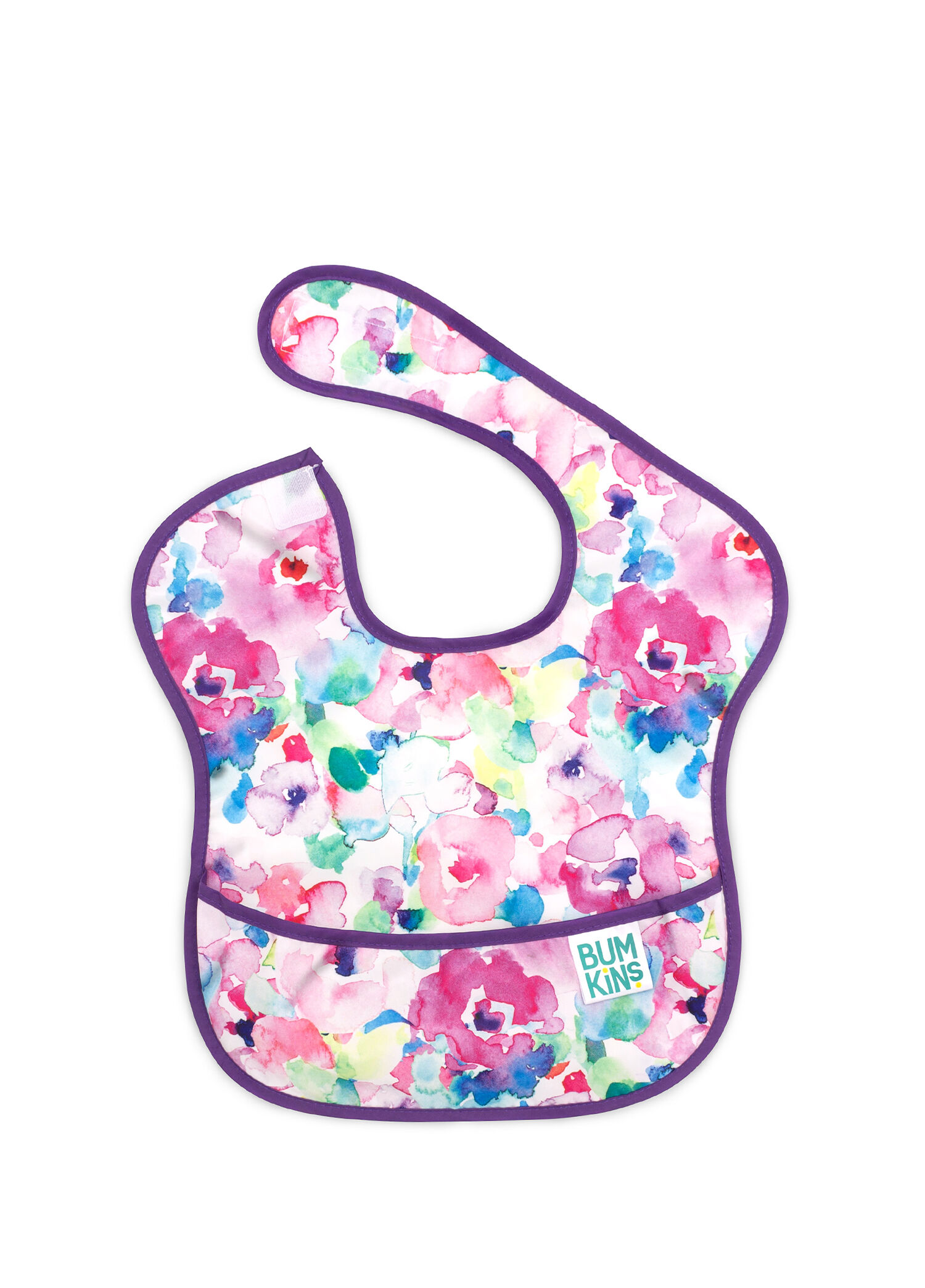 Watercolor Pembe Kolsuz Superbib Önlük