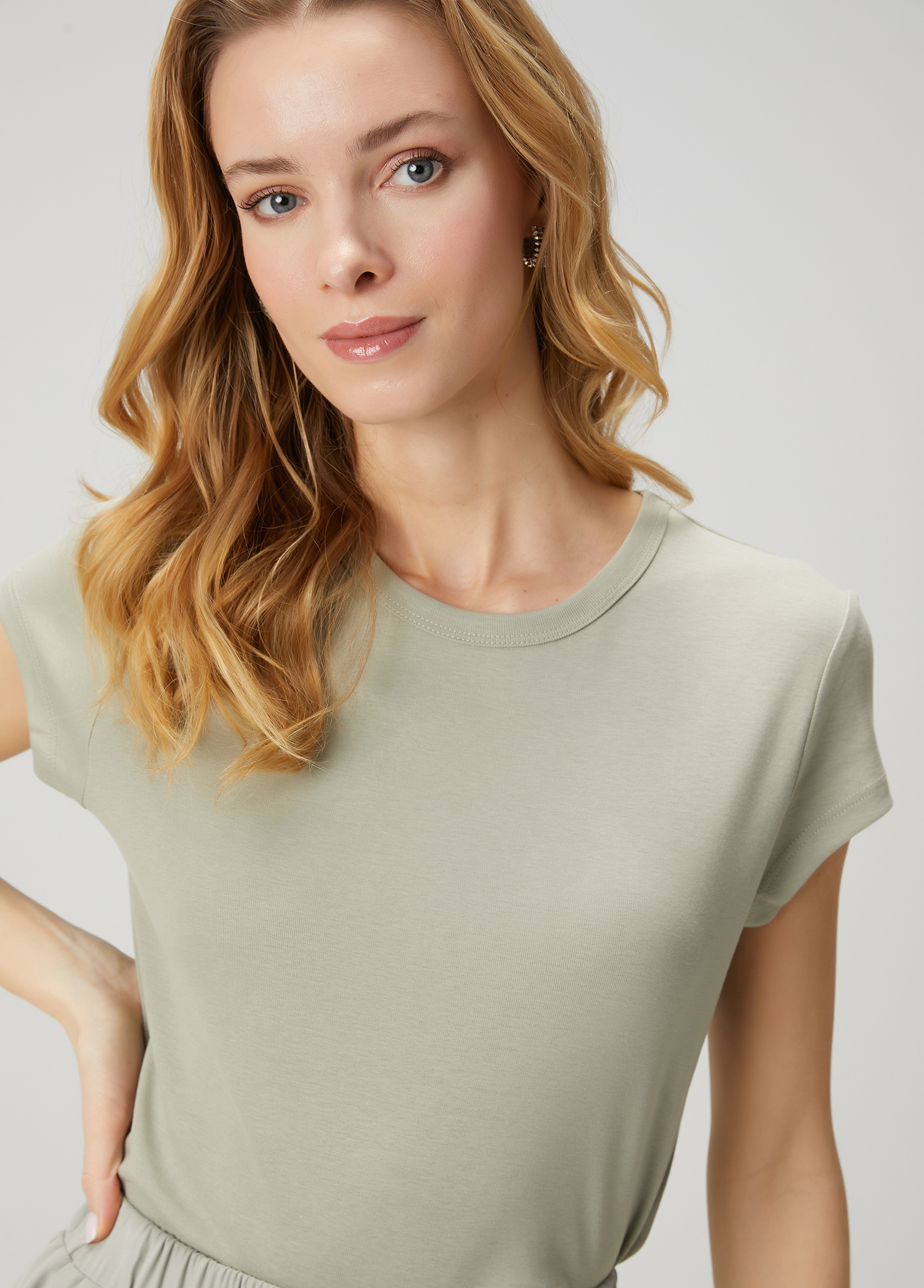 Açık Haki T-shirt_1