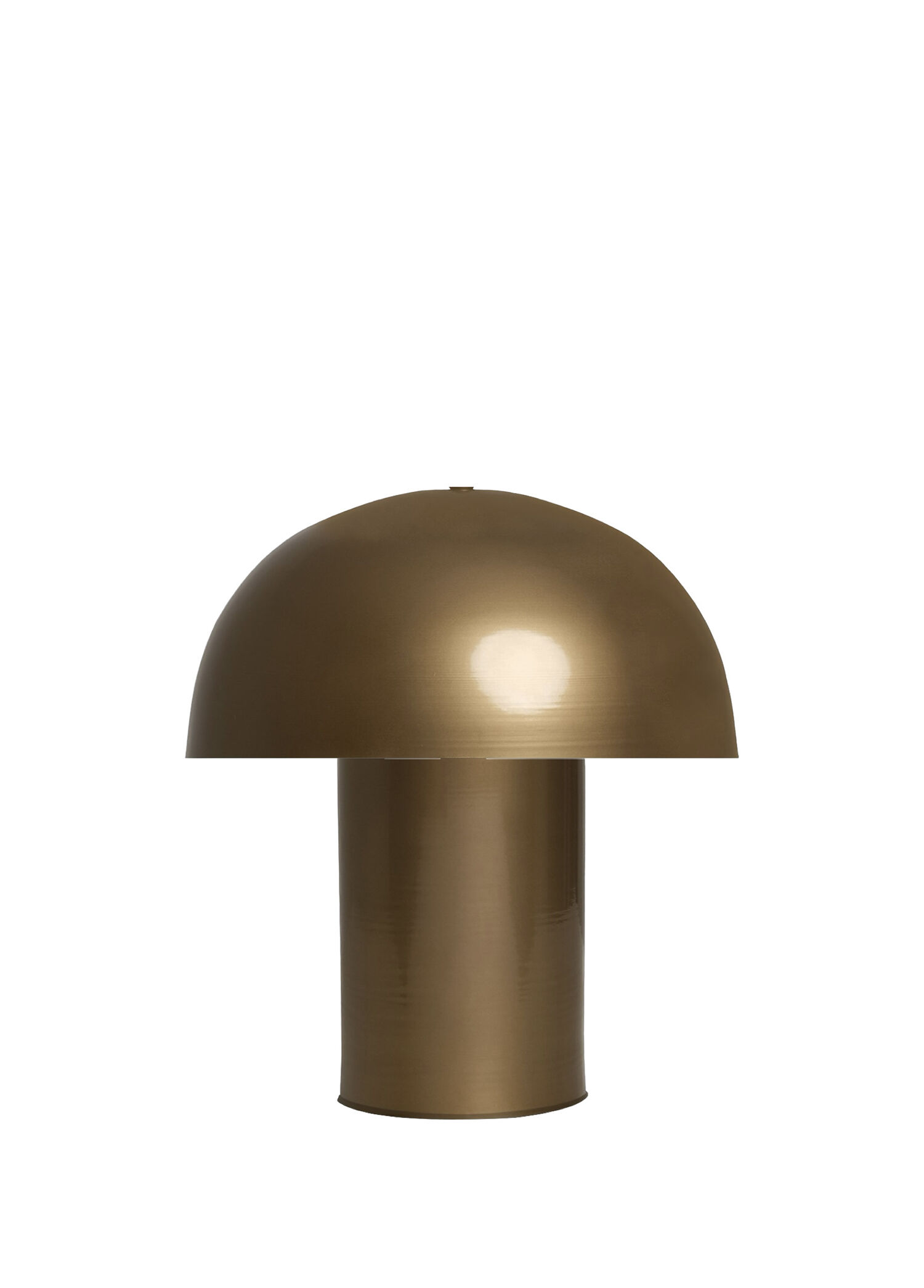 Eskitme Altın Metal Mushroom Abajur